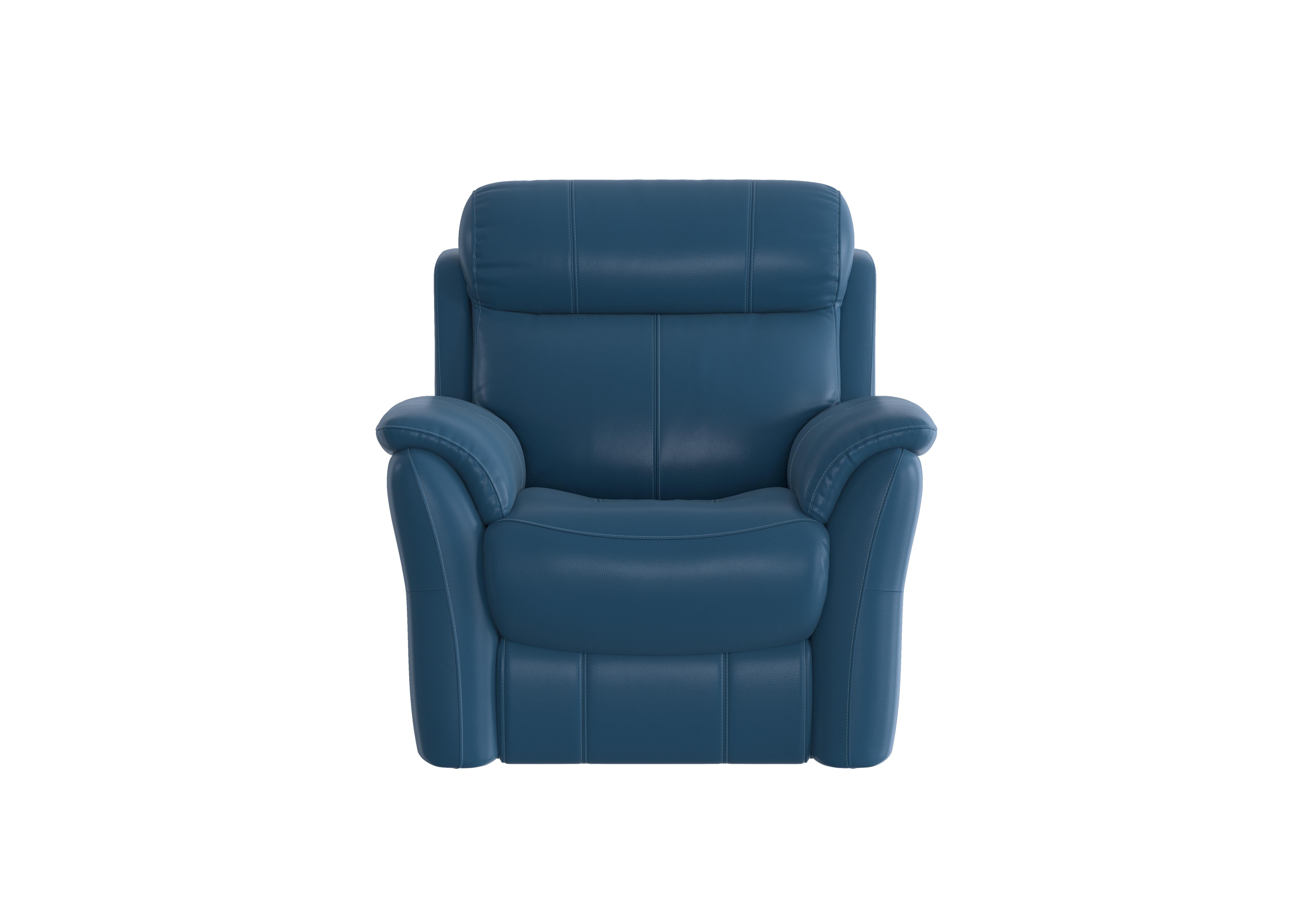 Relax Station Revive Leather Armchair in Nc-284e Carribean Sea on Furniture Village
