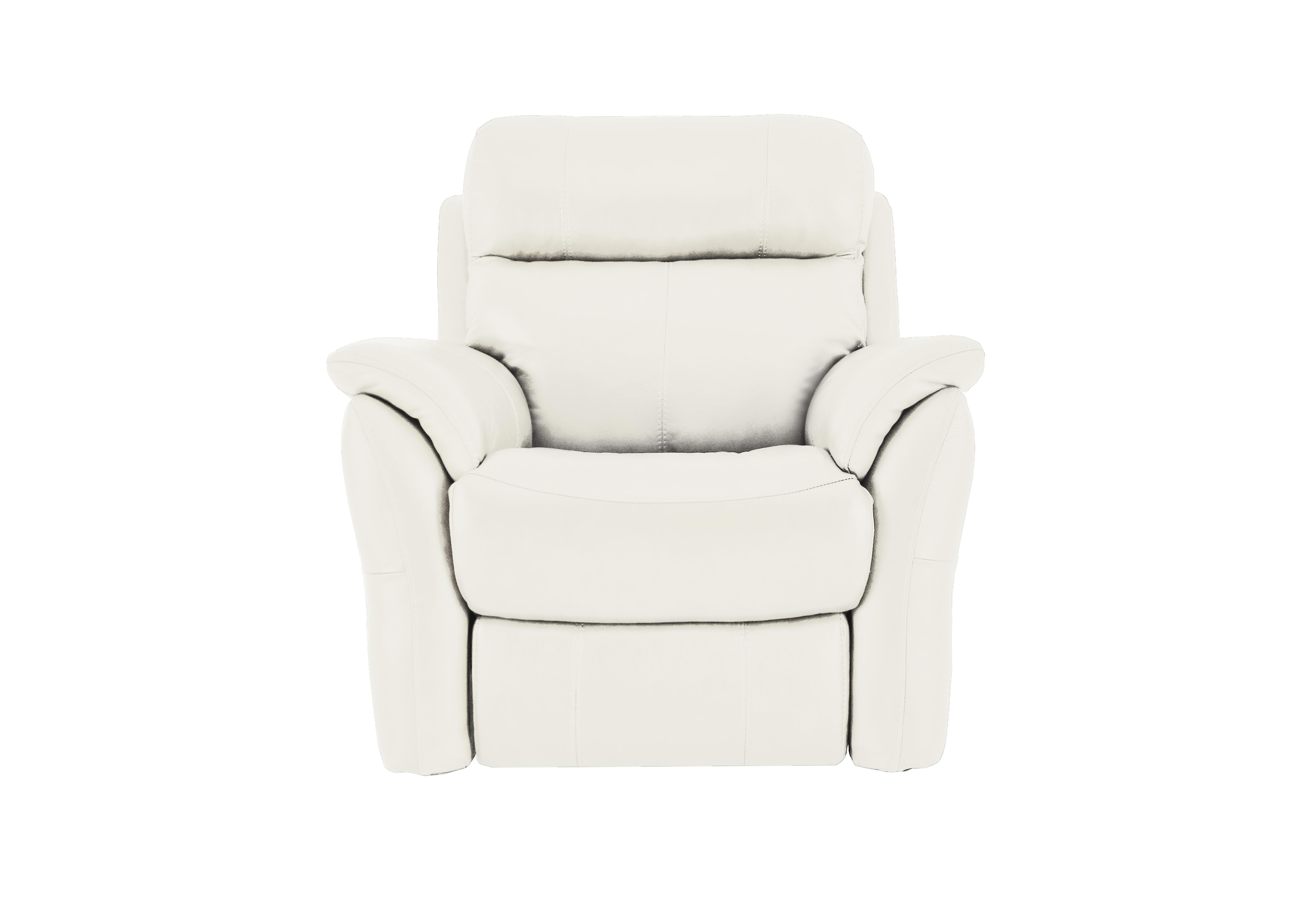 Relax Station Revive Leather Armchair in Nc-744d Star White on Furniture Village
