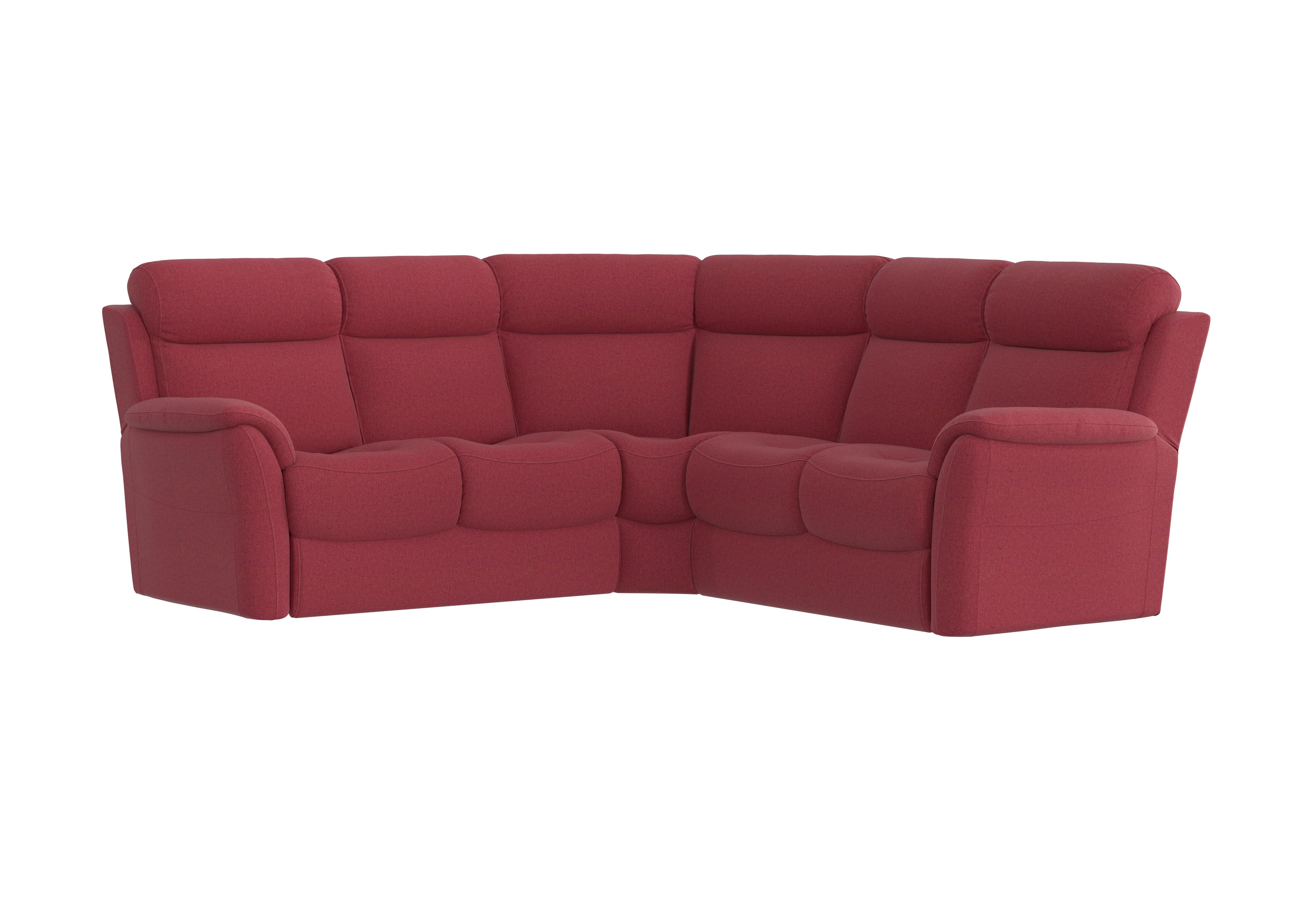 Relax Station Revive Fabric Corner Sofa in Fab-Blt-R29 Red on Furniture Village