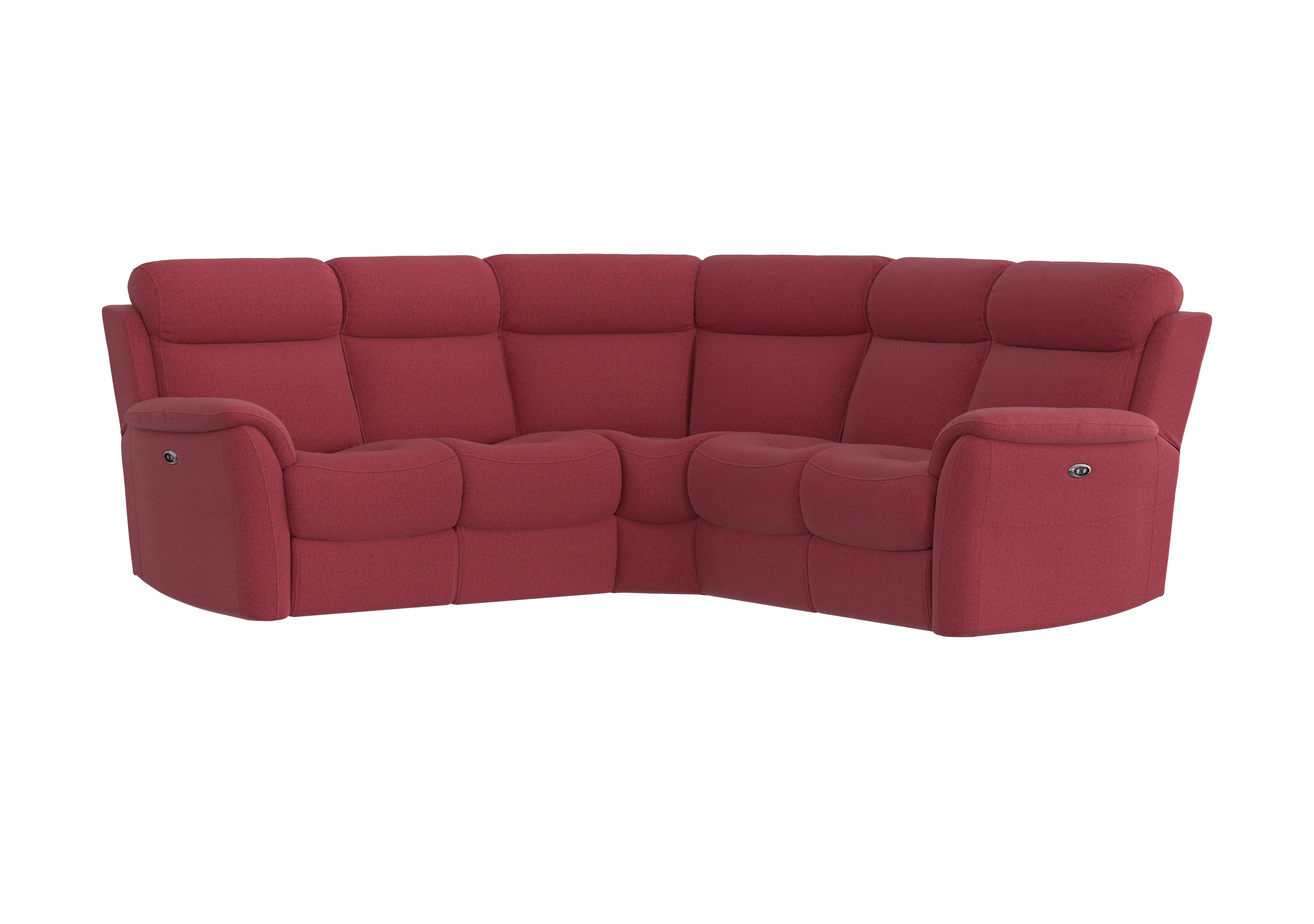 Relax Station Revive Fabric Corner Sofa in Fab-Blt-R29 Red on Furniture Village