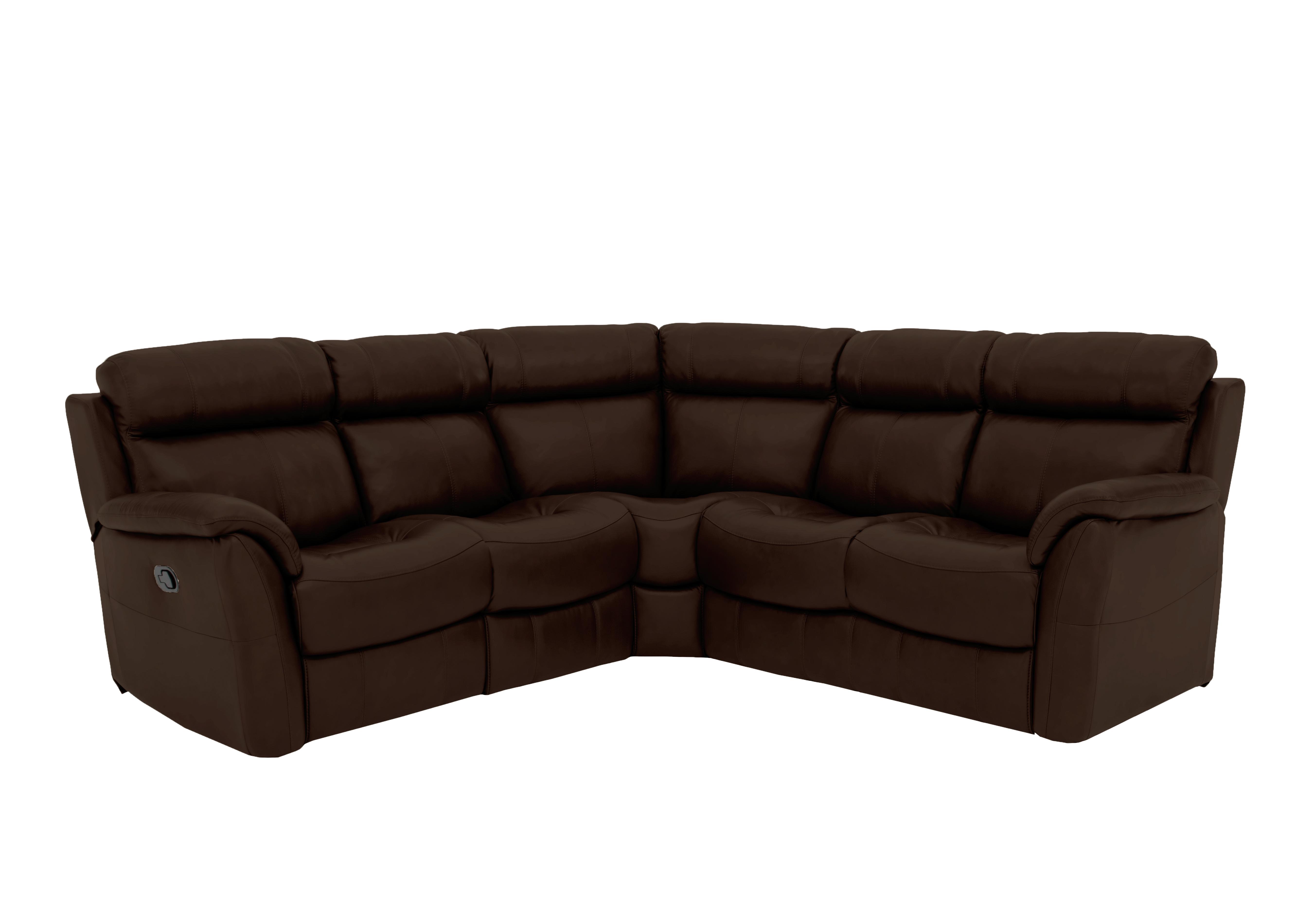 Relax Station Revive Leather Corner Sofa in Bv-1748 Dark Chocolate on Furniture Village