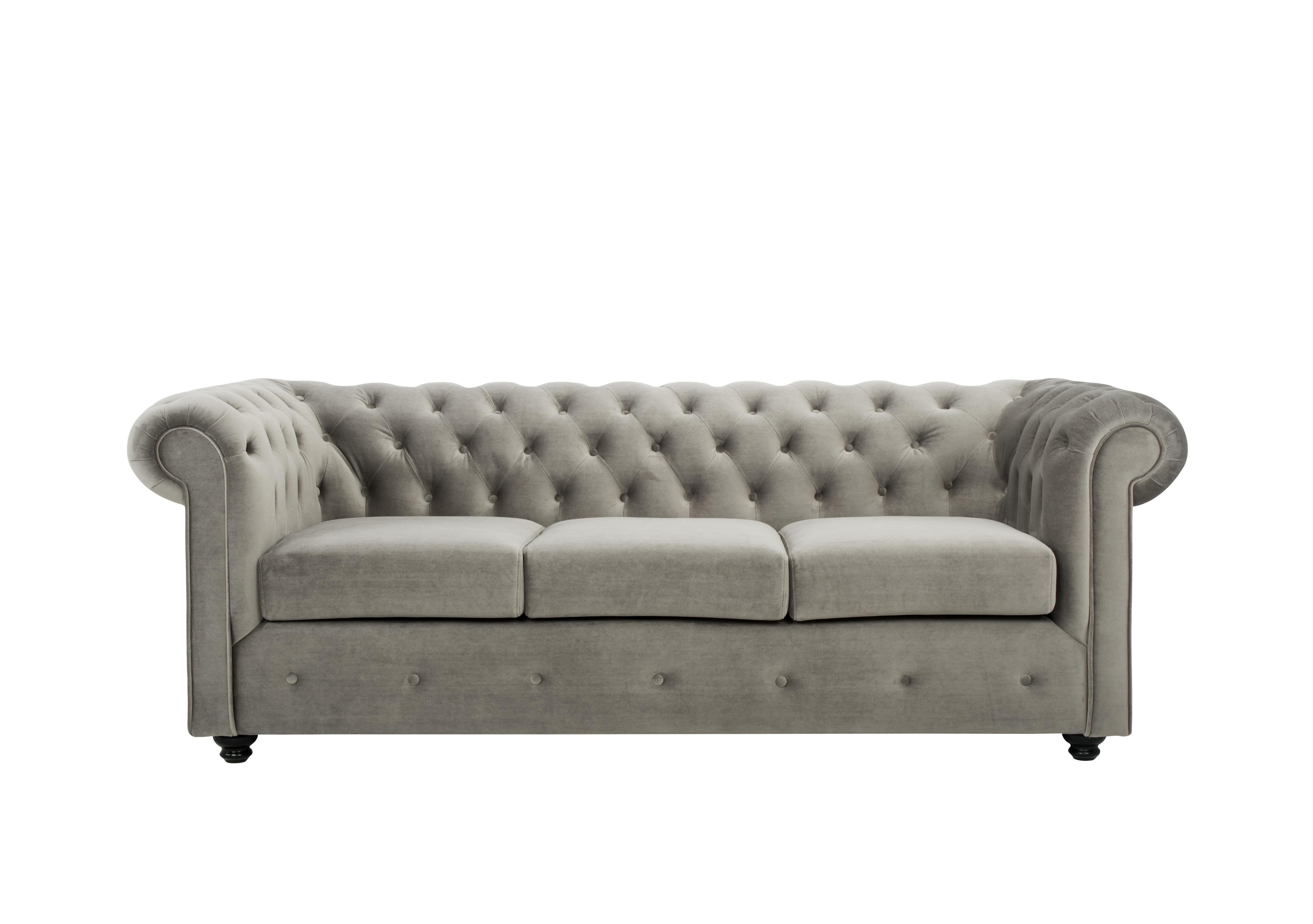 Harper 3 Seater Fabric Sofa - Limited Stock! in Stax 082 Grey on Furniture Village
