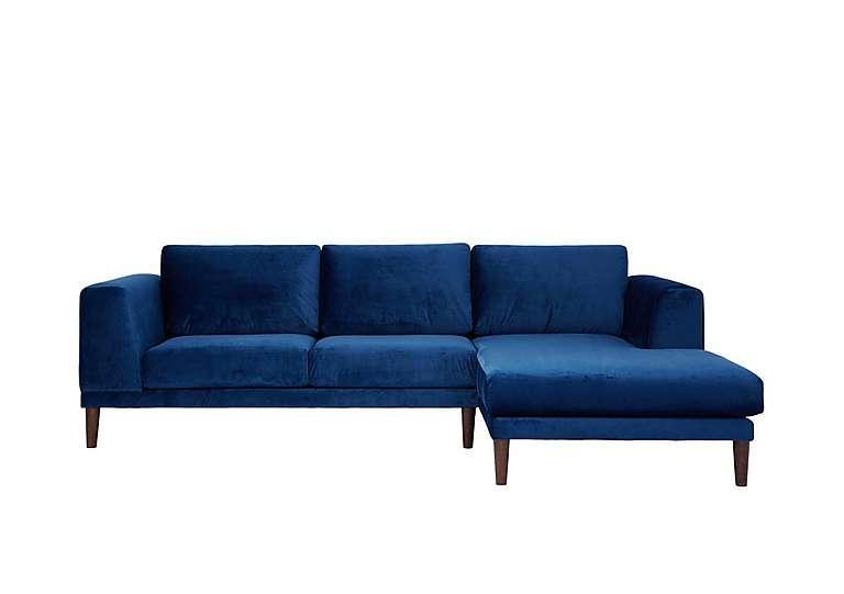 Aria 3 Seater Chaise End Sofa - Limited Stock! in Ex-9209-38 Teal on Furniture Village