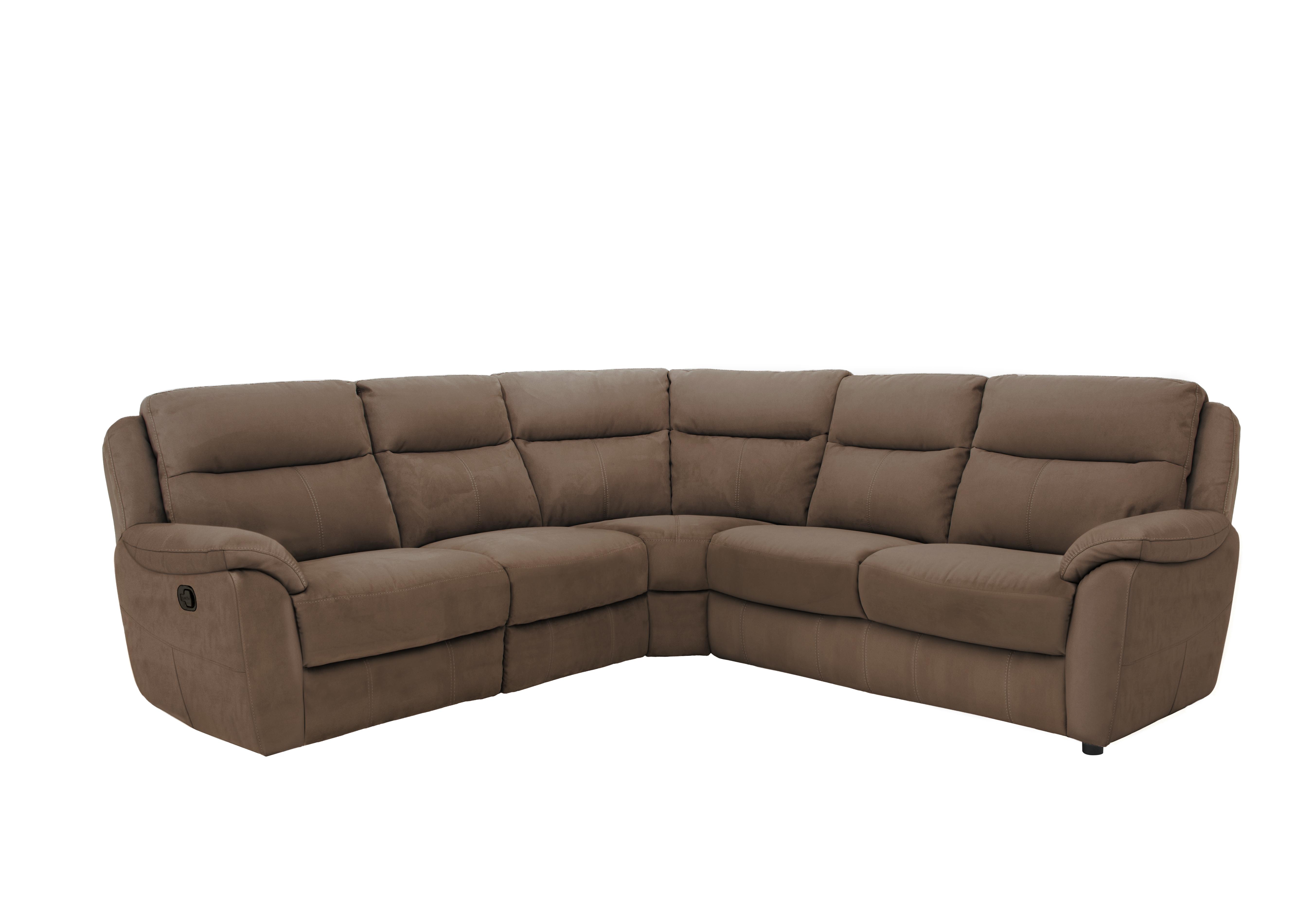 Snug Fabric Corner Sofa in Bfa-Blj-R05 Hazelnut on Furniture Village