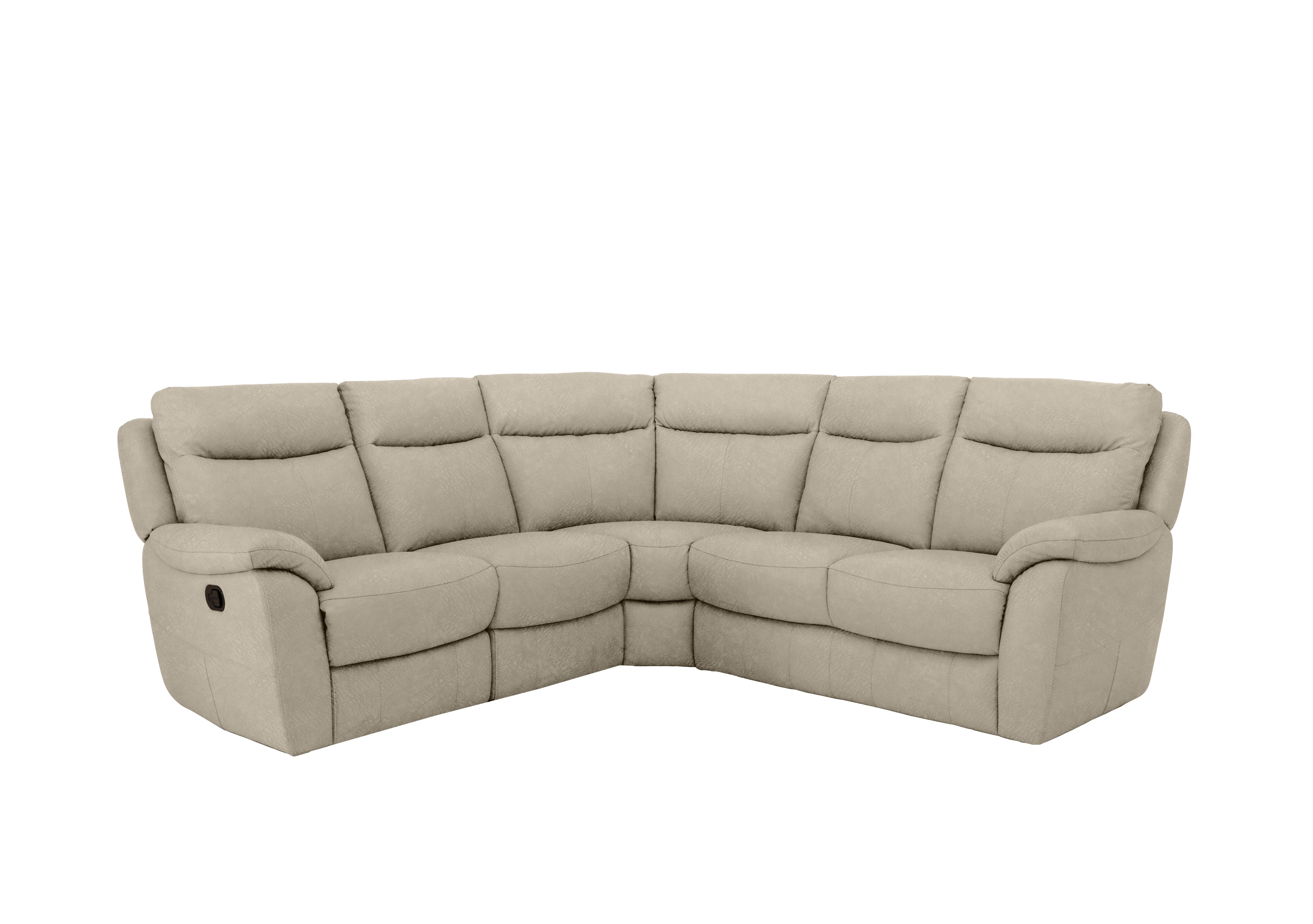 Snug Fabric Corner Sofa in Bfa-Bnn-R26 Fv2 Cream on Furniture Village