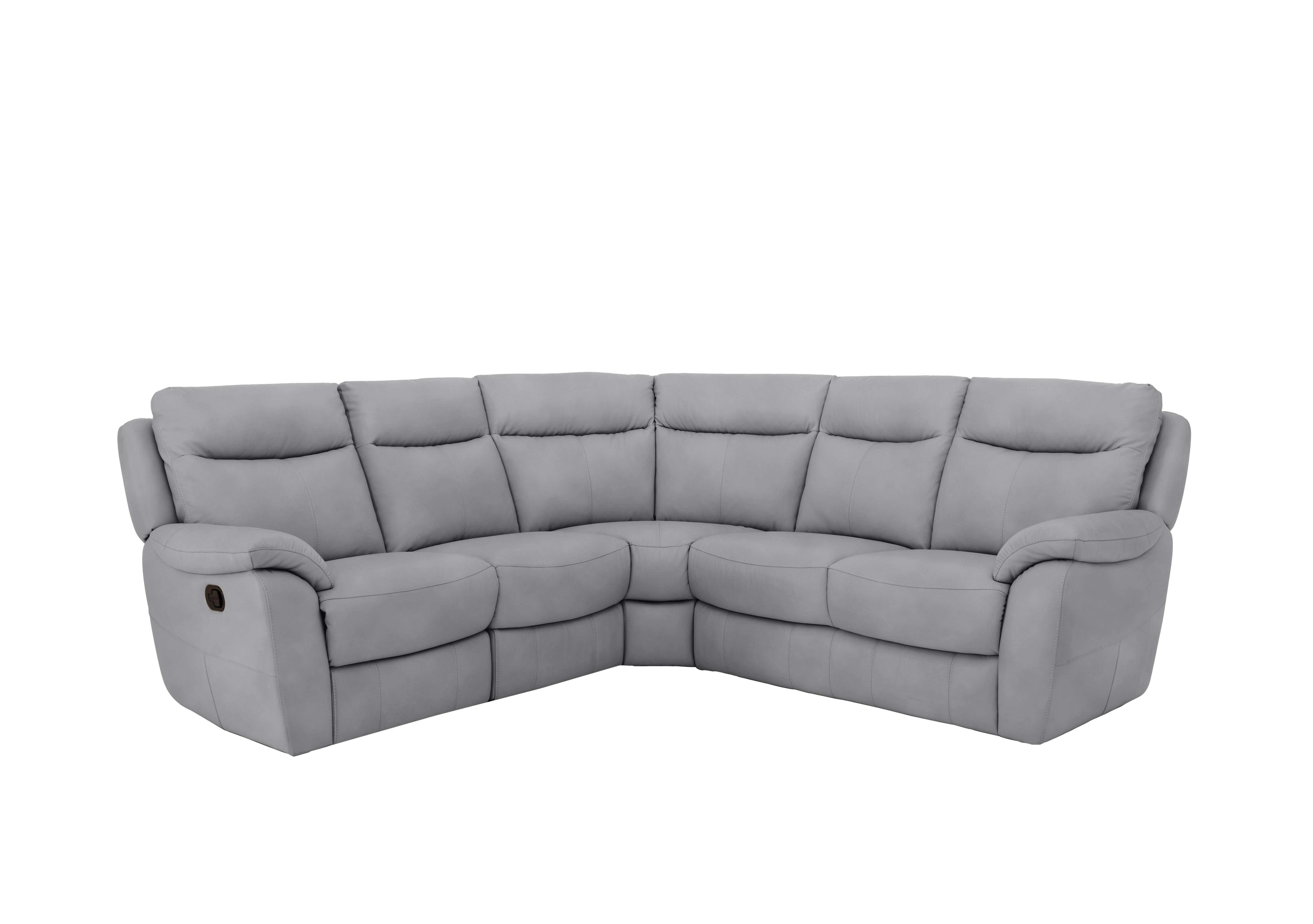 Snug Fabric Corner Sofa in Bfa-Ori-R07 Bluish Grey on Furniture Village