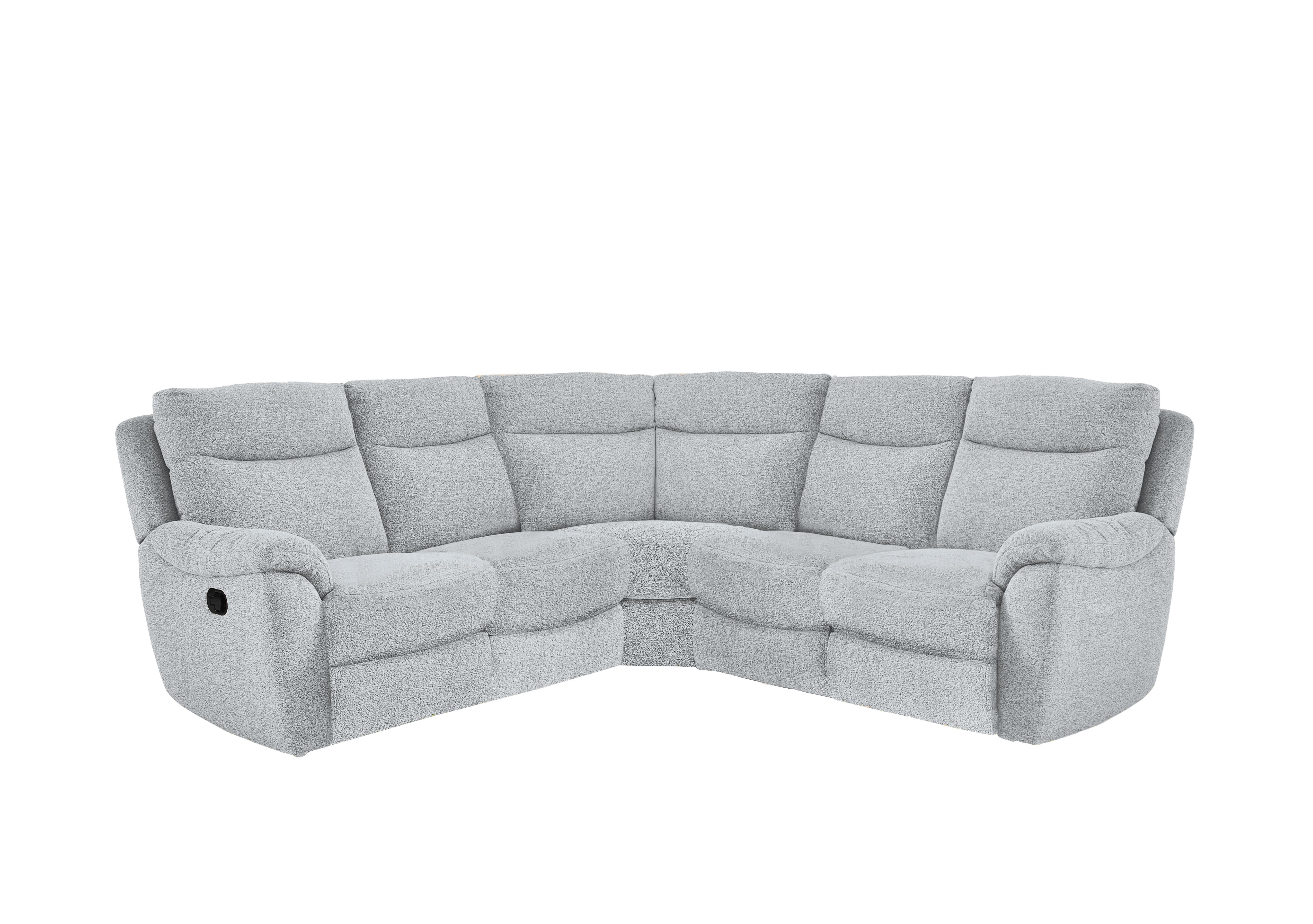 Snug Fabric Corner Sofa in Fab-Chl-R21 Frost on Furniture Village