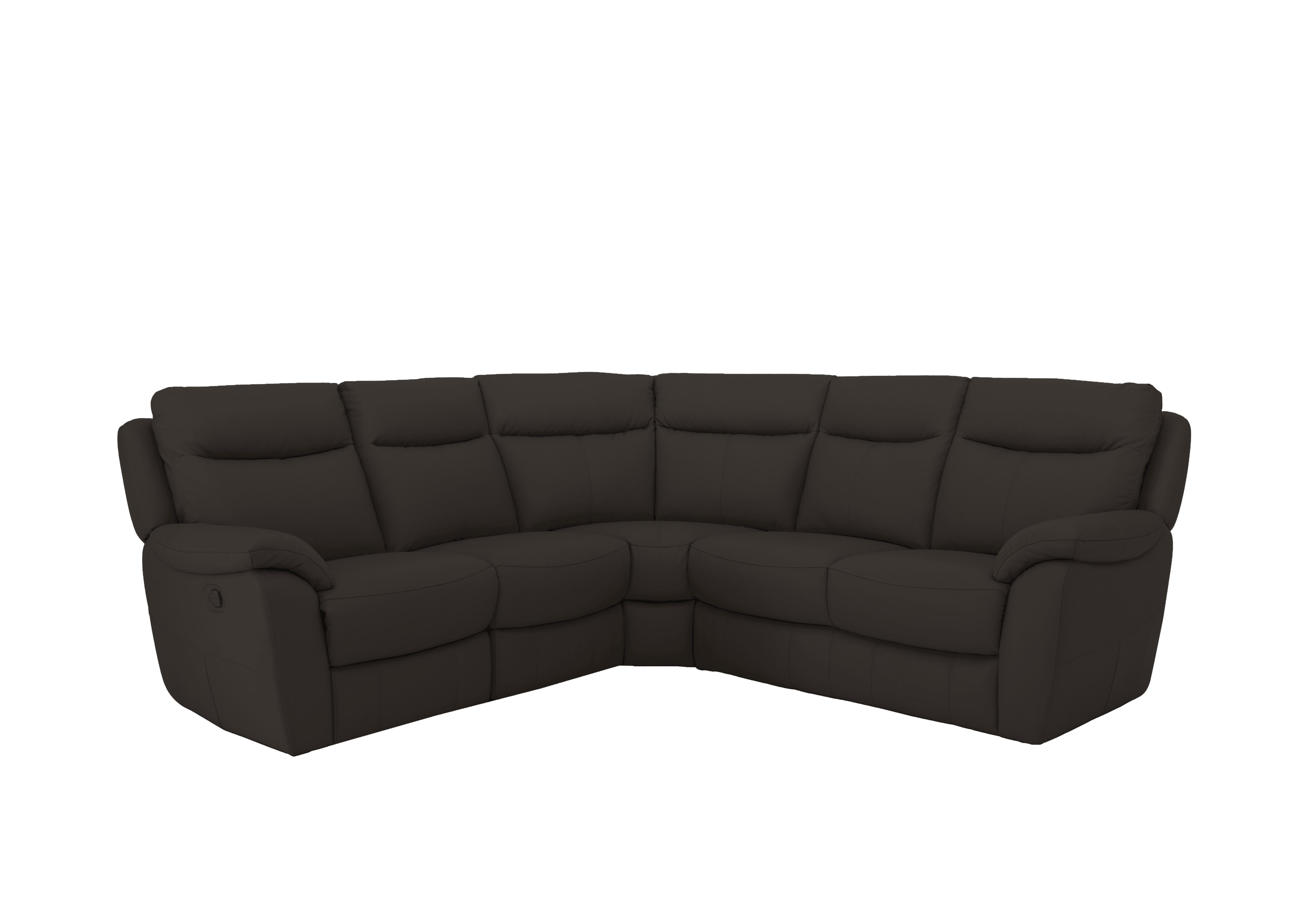 Snug Leather Corner Sofa in Bv-1748 Dark Chocolate on Furniture Village