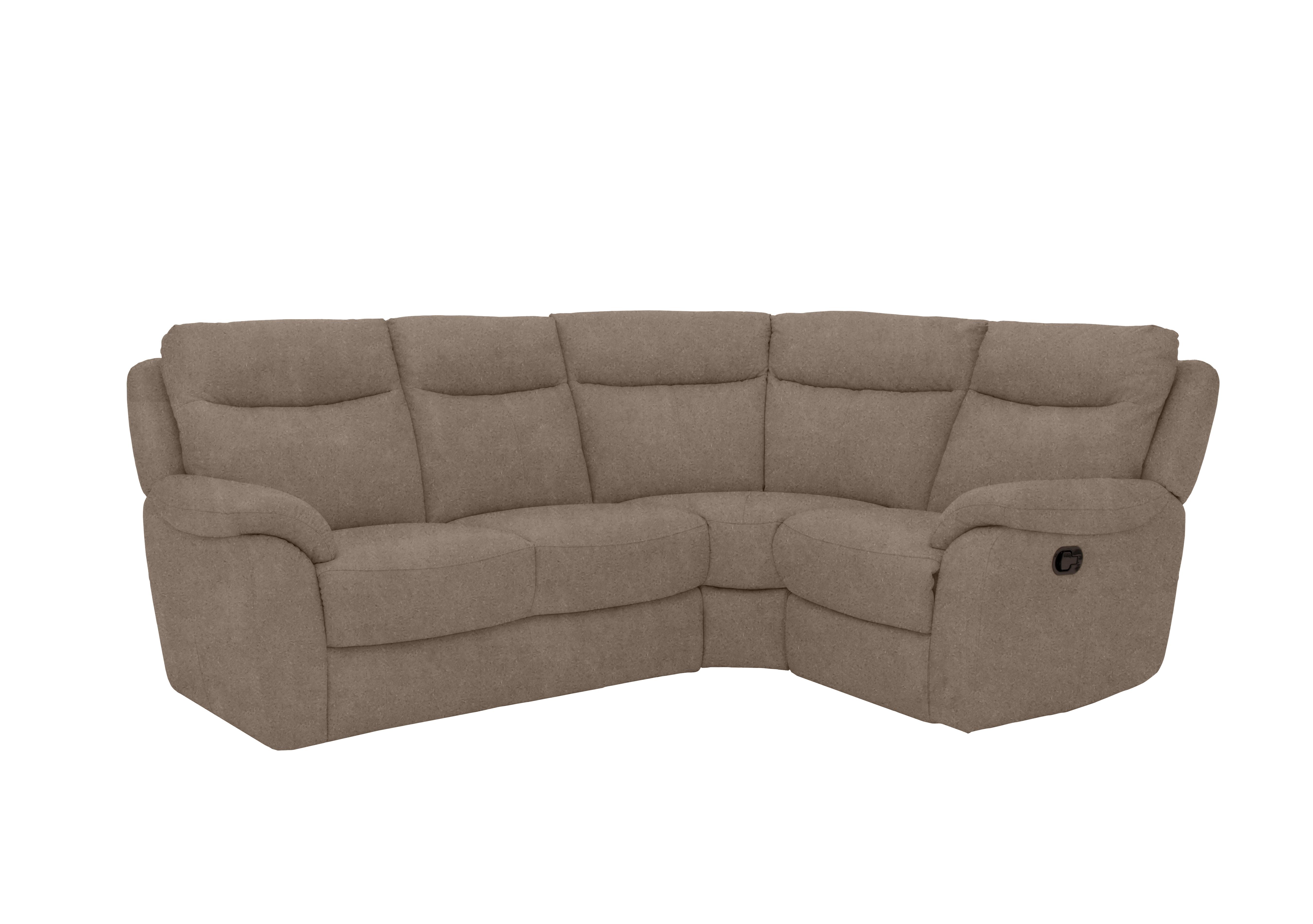 Snug Compact Fabric Corner Sofa in Bfa-Blj-R946 Silver on Furniture Village