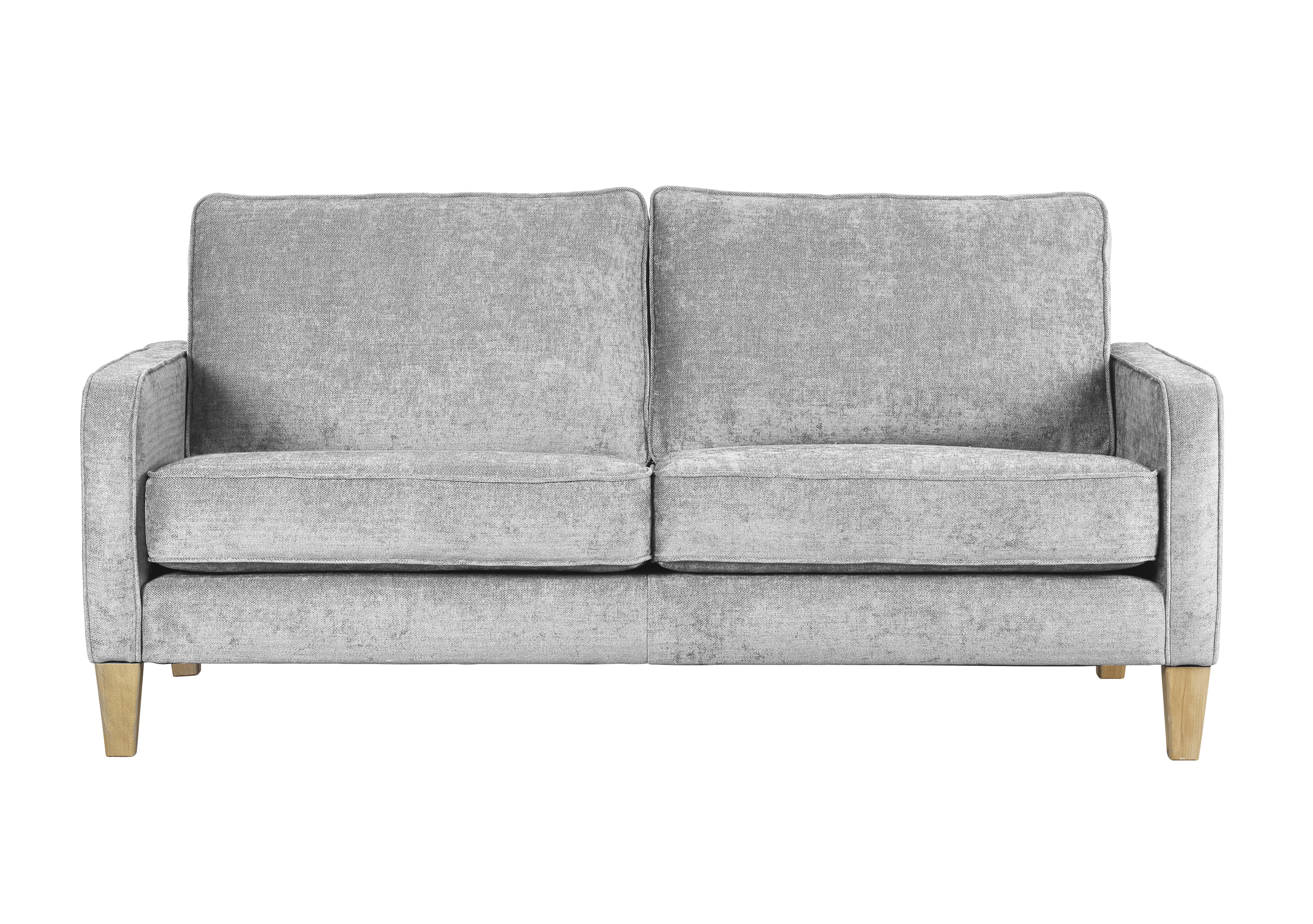 Maddox 3 Seater Fabric Sofa in Fr 20802 Silver on Furniture Village