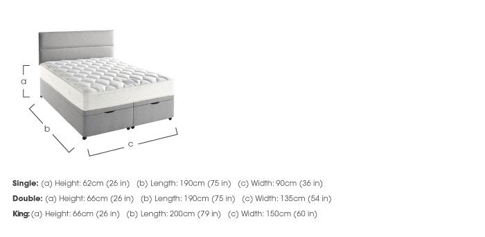 Supreme Comfort 650 Ottoman Divan Set in  on Furniture Village