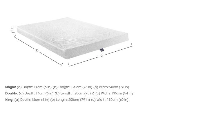Mattress-Now Comfortable Foam Roll Up Mattress in  on Furniture Village