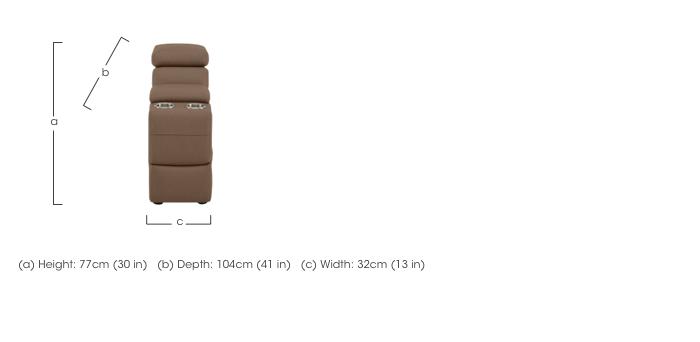 Elixir Fabric Console Unit with Drawer in  on Furniture Village