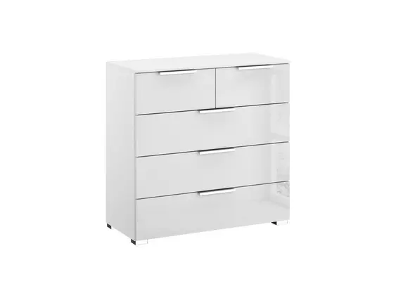 Formes Glass 5 Drawer Chest