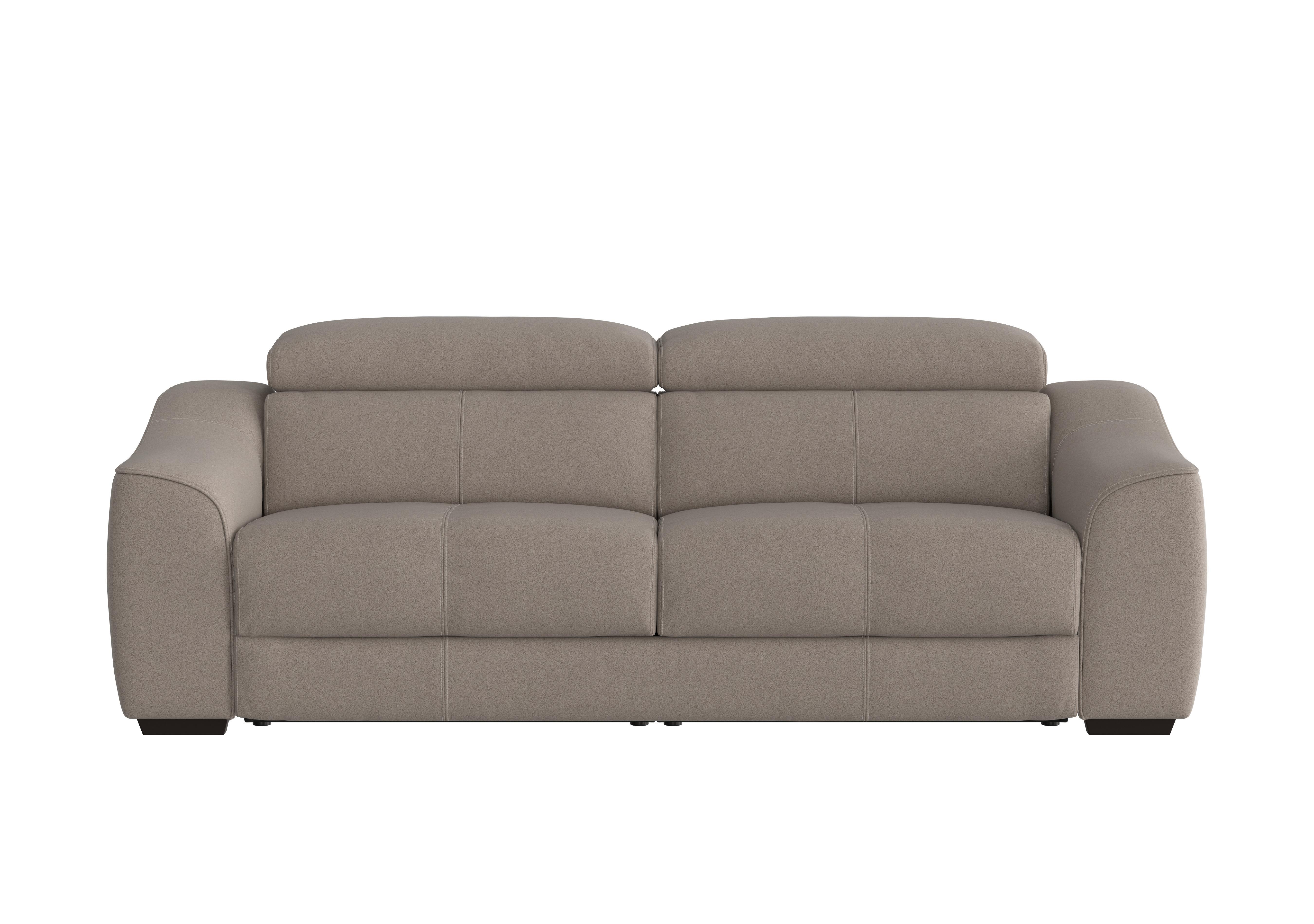 Elixir 3 Seater Fabric Sofa Bed in Bfa-Blj-R946 Silver on Furniture Village