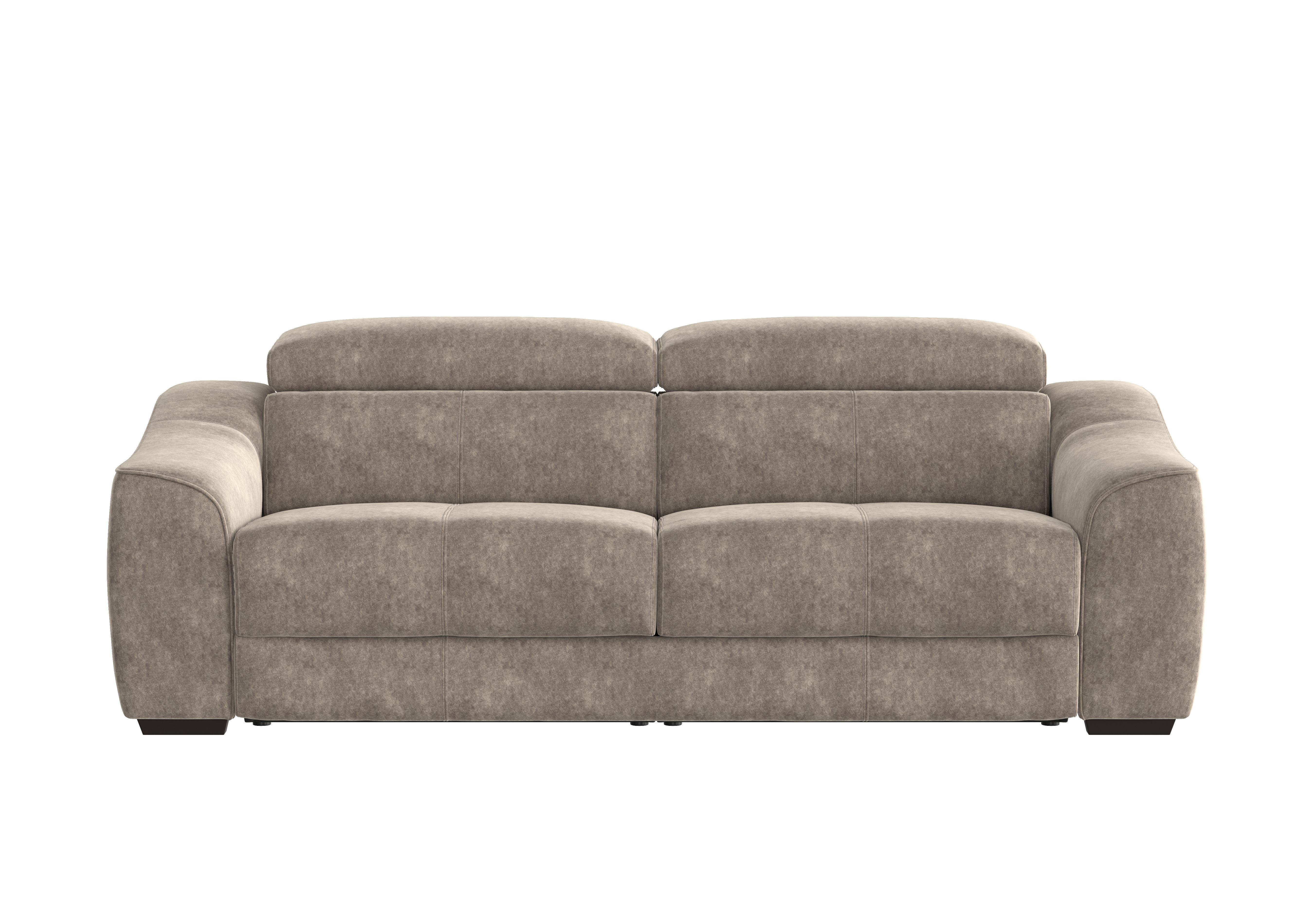 Elixir 3 Seater Fabric Sofa Bed in Bfa-Bnn-R29 Fv1 Mink on Furniture Village
