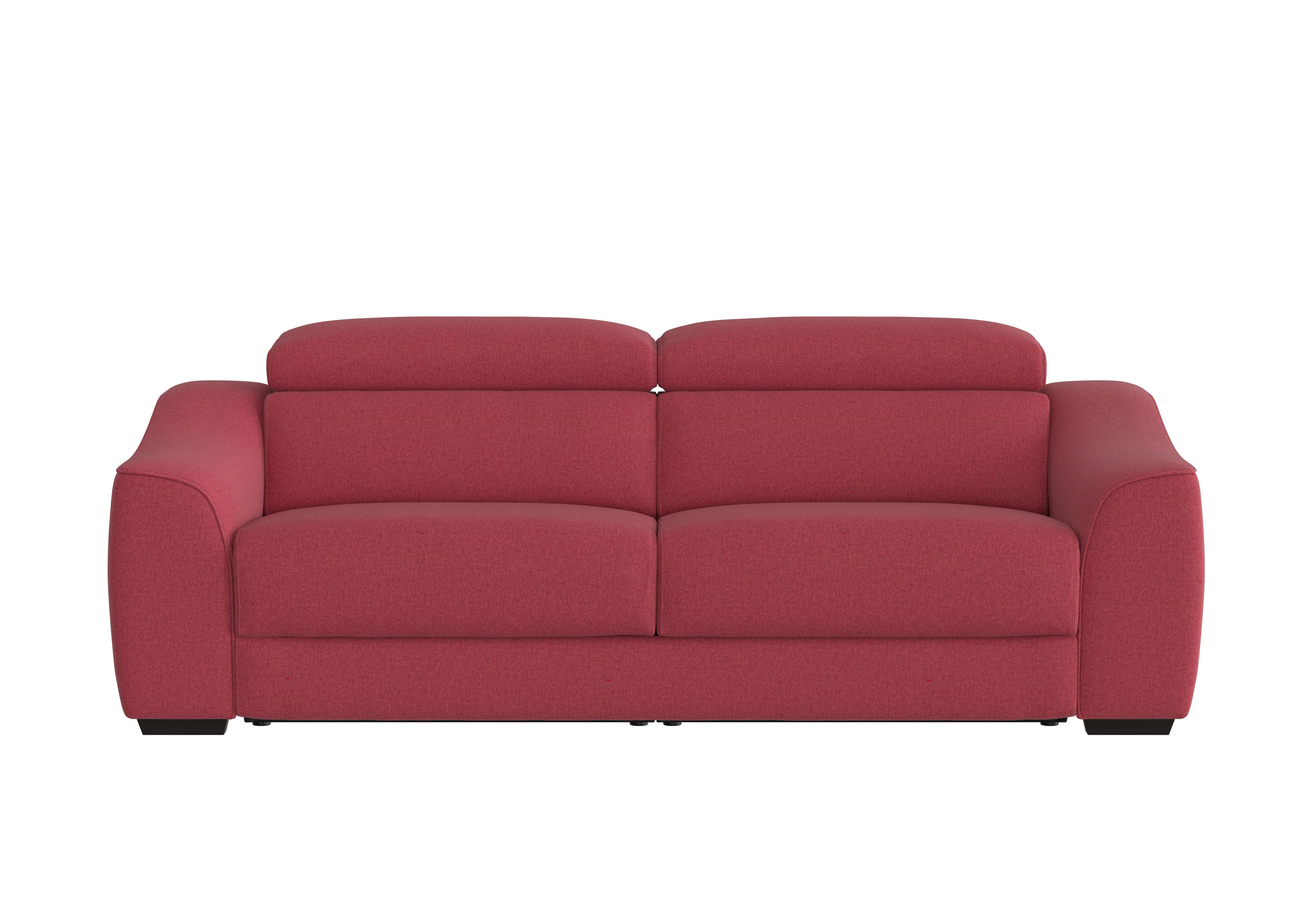 Elixir 3 Seater Fabric Sofa Bed in Fab-Blt-R29 Red on Furniture Village