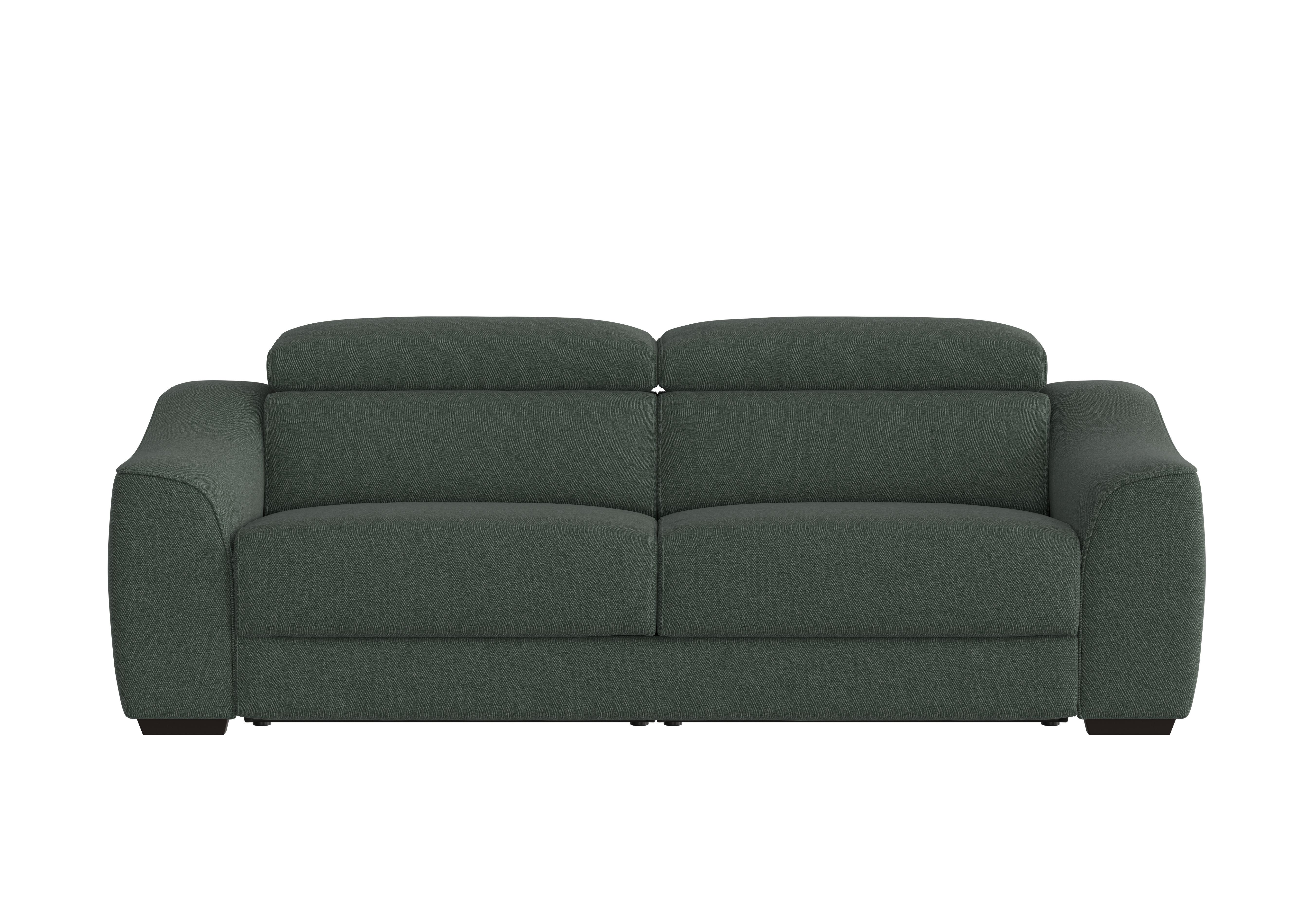 Elixir 3 Seater Fabric Sofa Bed in Fab-Ska-R48 Moss Green on Furniture Village