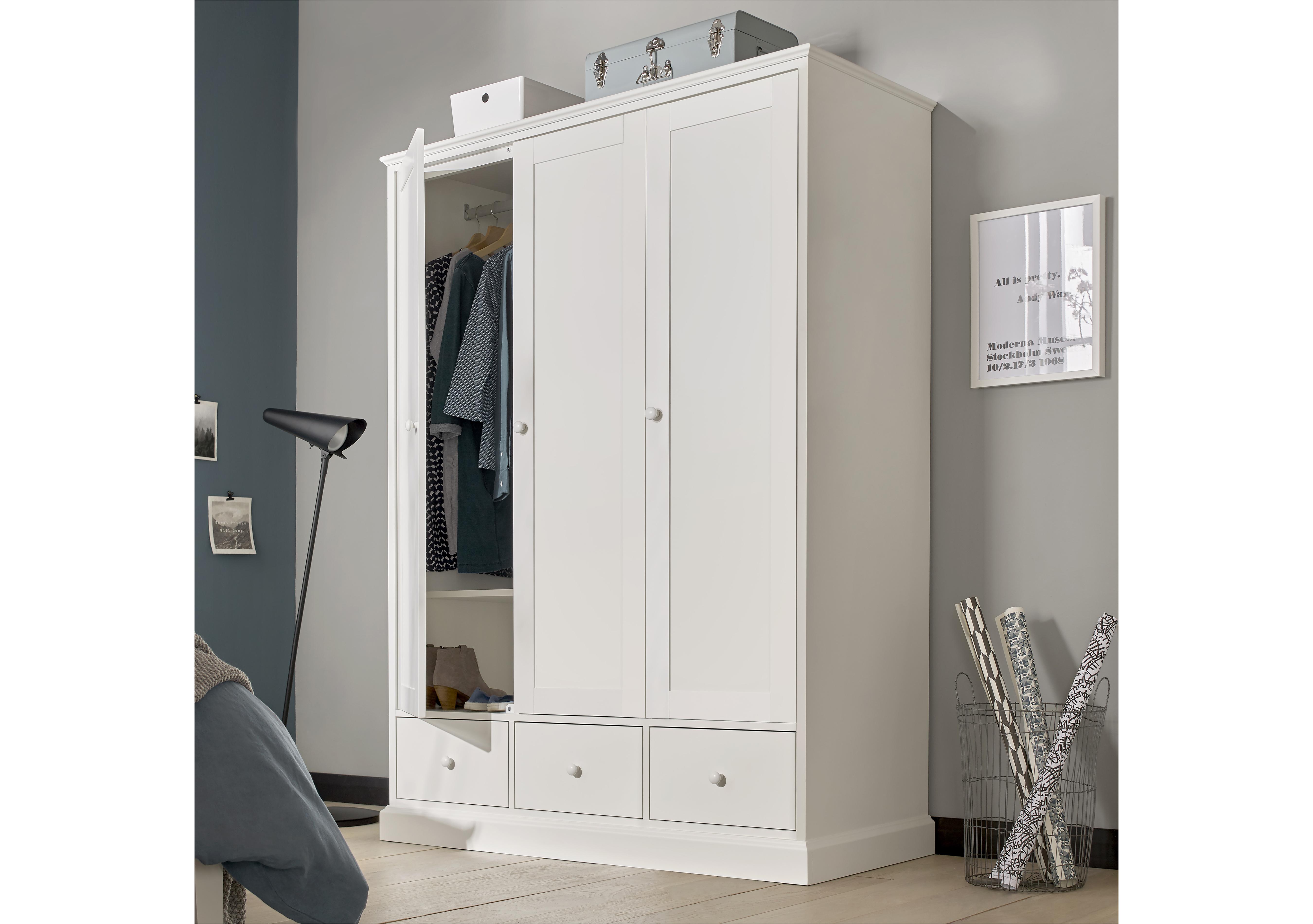 Faye Triple Wardrobe in  on Furniture Village