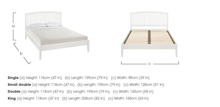 Faye Bed Frame in  on Furniture Village