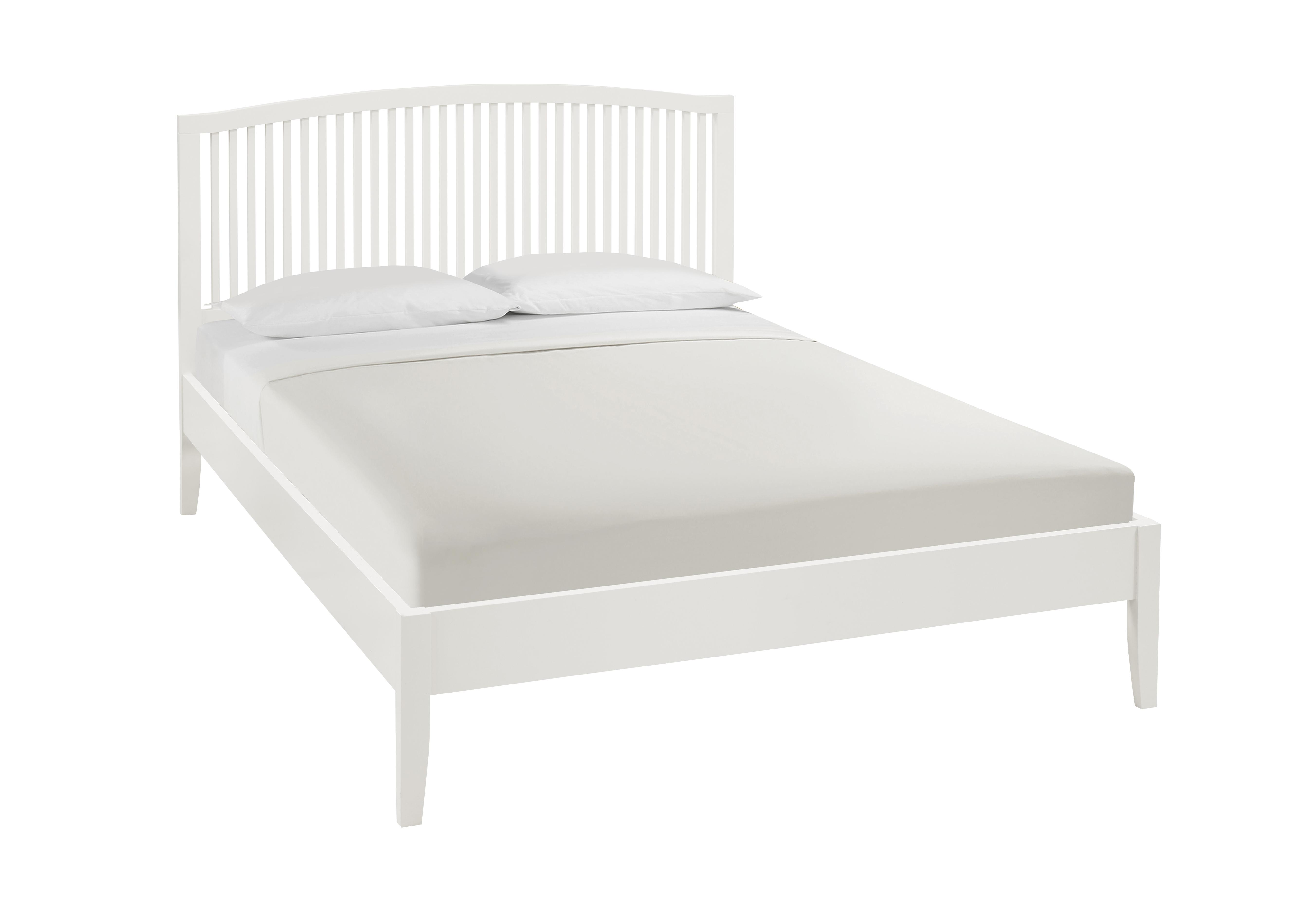 Faye Bed Frame in White on Furniture Village