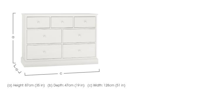 Faye 3+4 Drawer Chest in  on Furniture Village