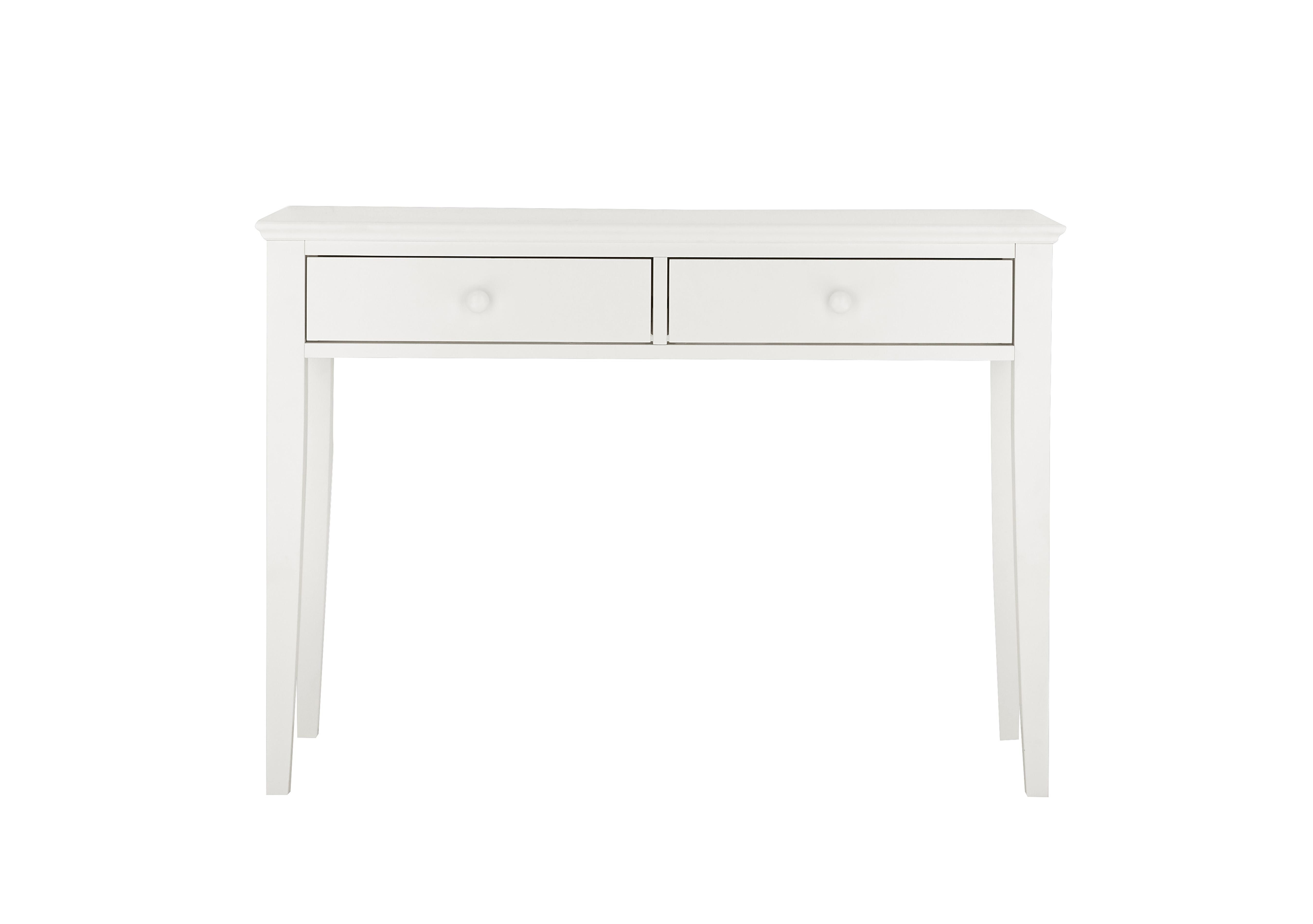 Faye Dressing Table in White on Furniture Village