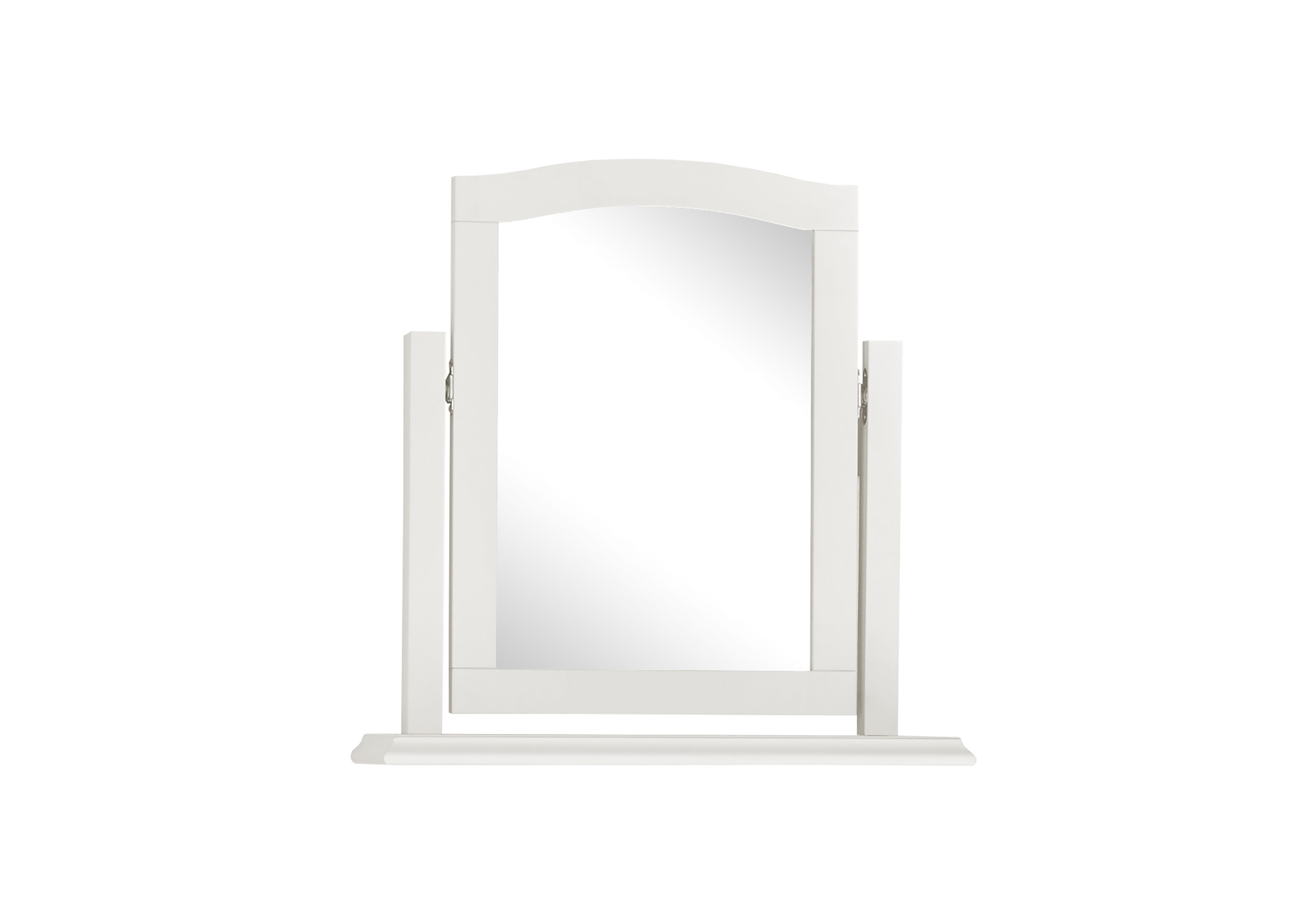 Faye Vanity Mirror in White on Furniture Village