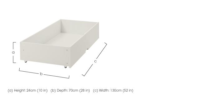 Faye Under Bed Drawer in  on Furniture Village