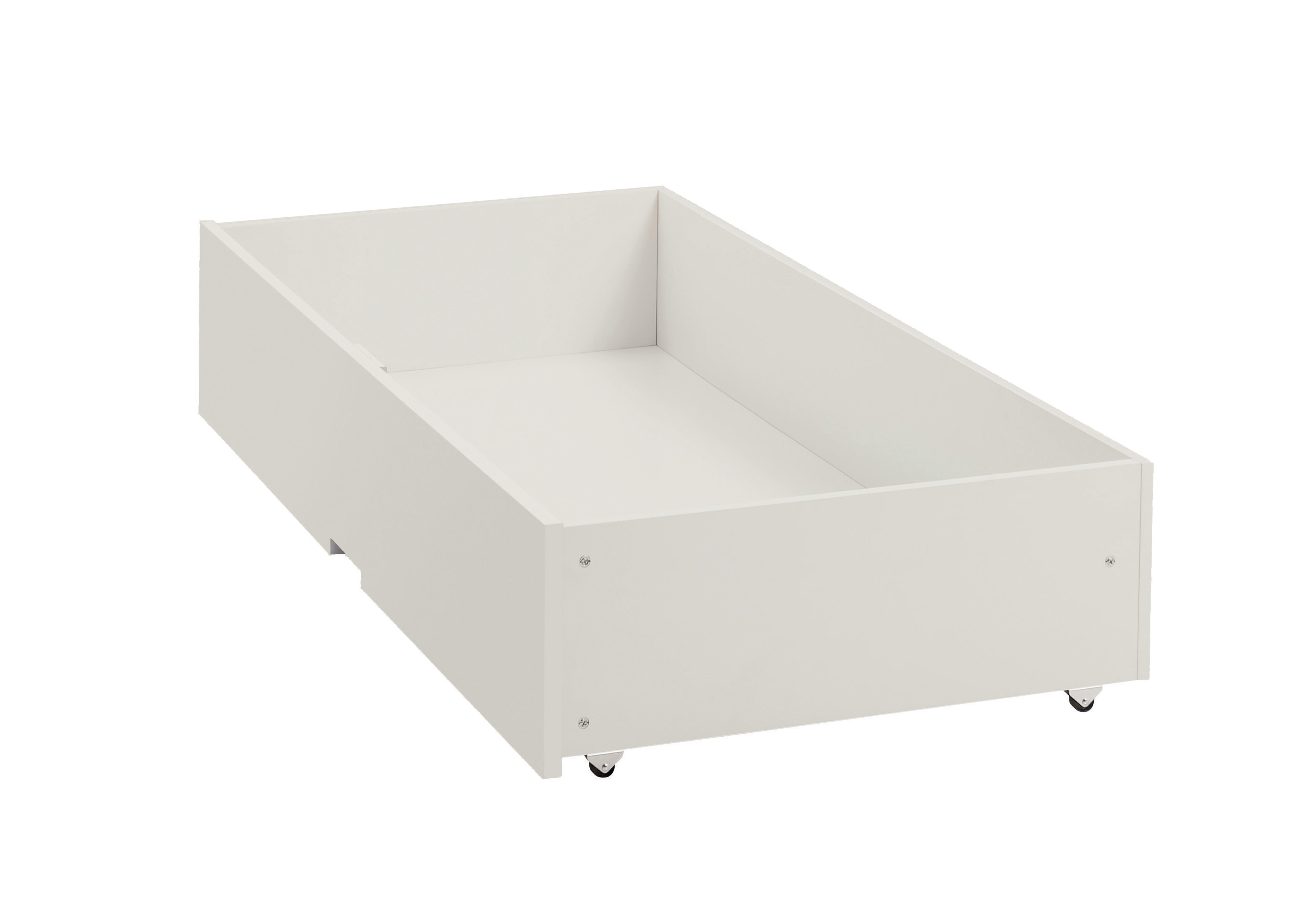 Faye Under Bed Drawer in White on Furniture Village