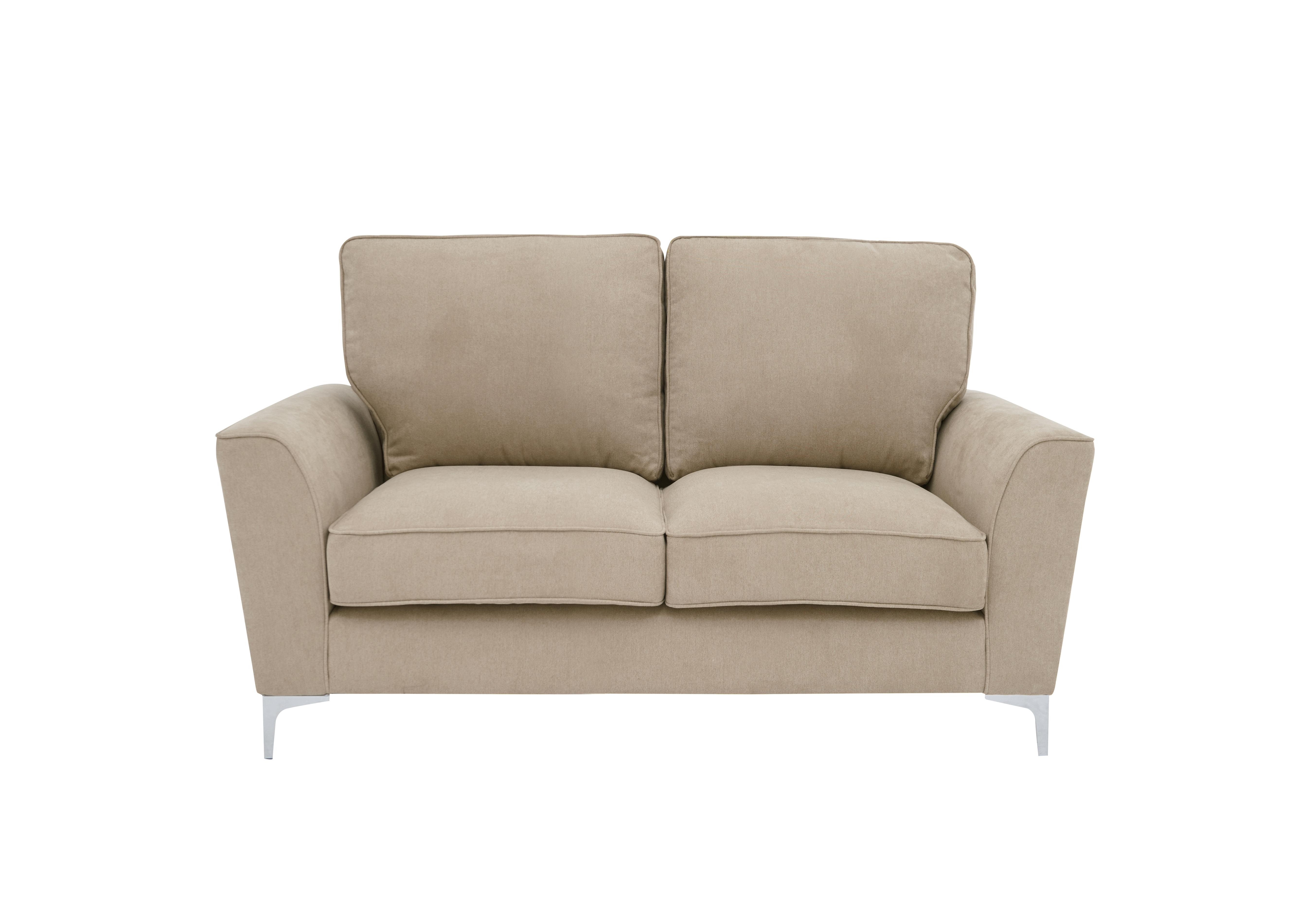 Legend 2 Seater Classic Back Fabric Sofa in Kingston Beige on Furniture Village