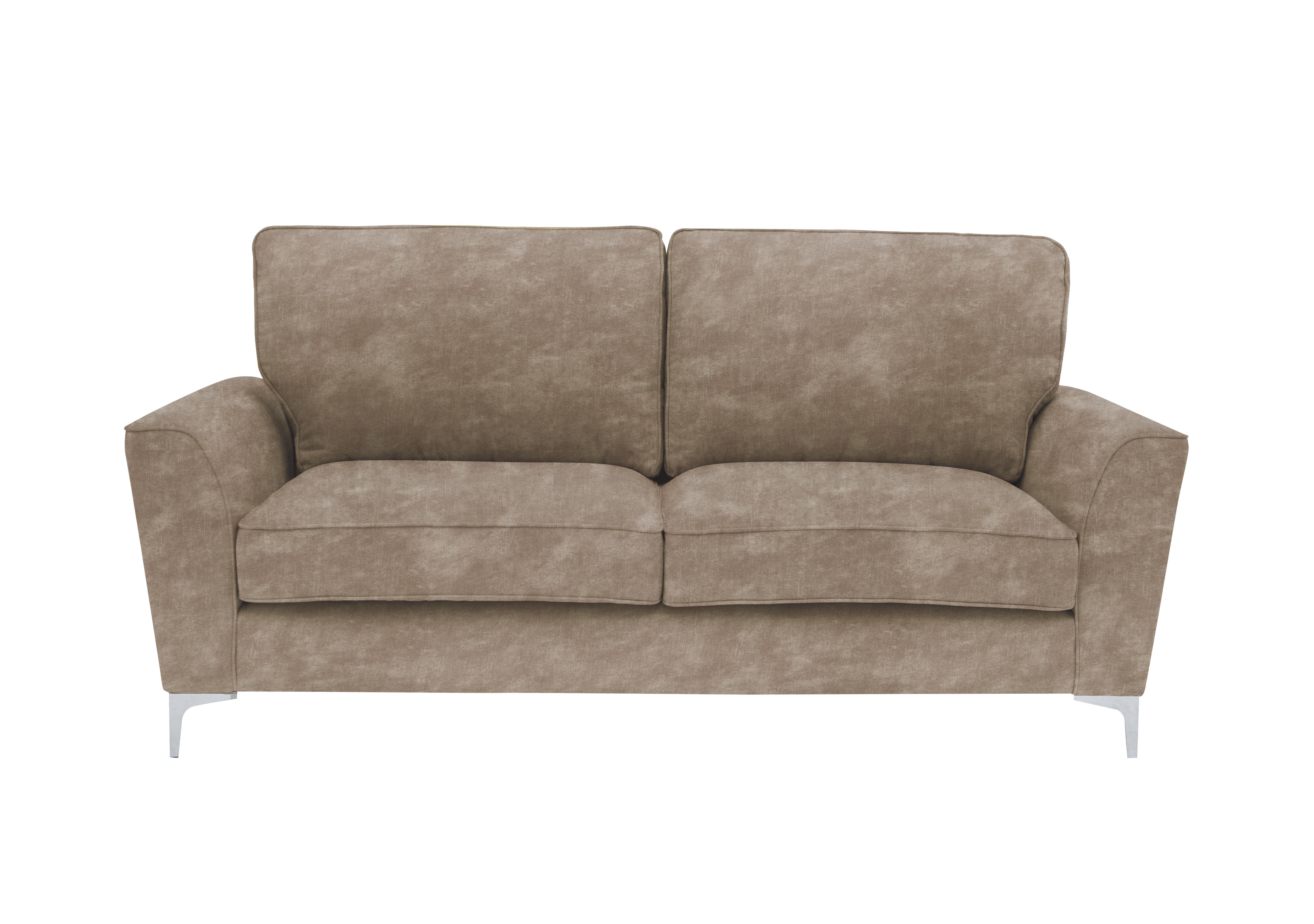 Legend 3 Seater Classic Back Fabric Sofa in Sublime Clay on Furniture Village