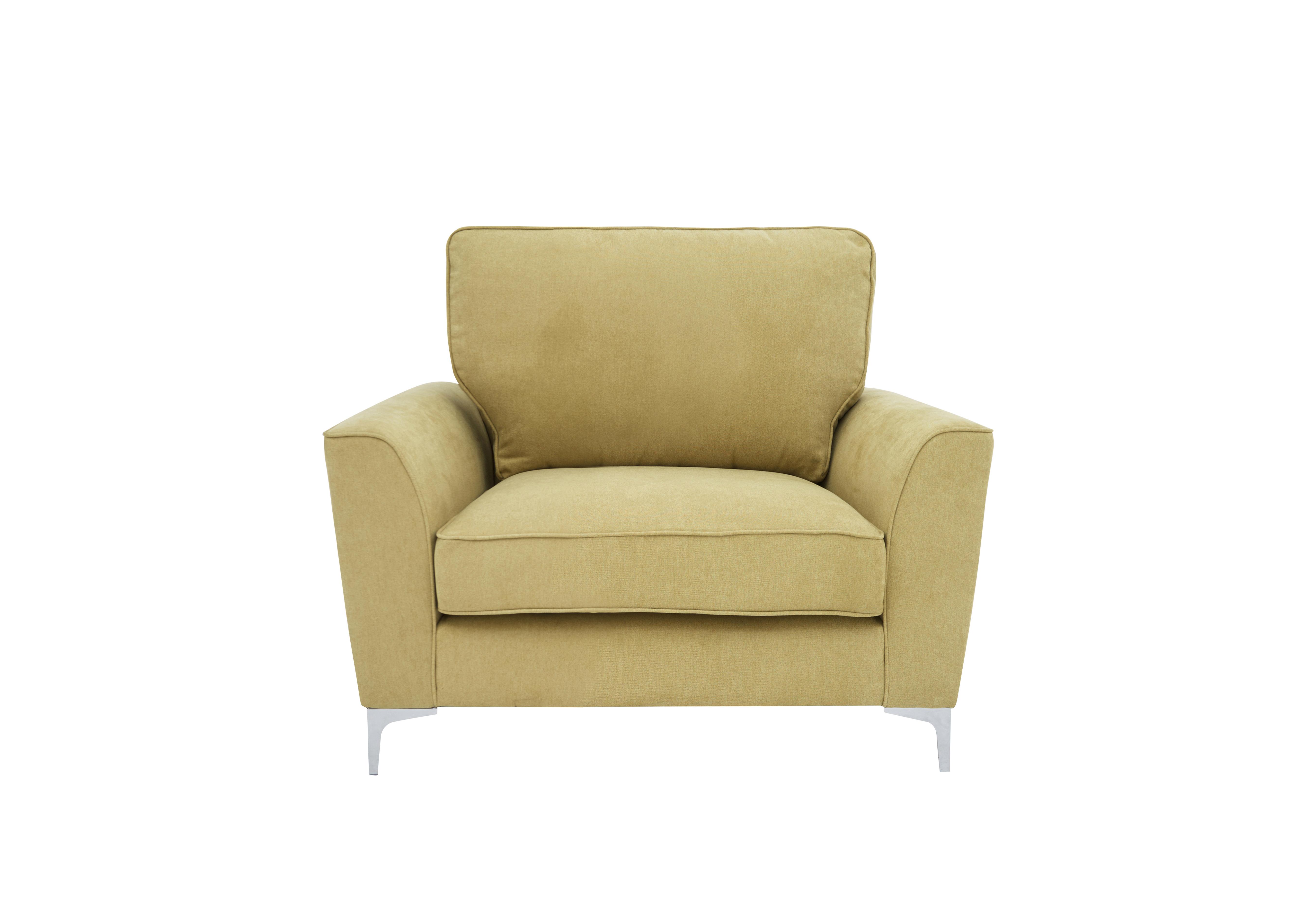 Legend Fabric Armchair in Cosmo Apple on Furniture Village