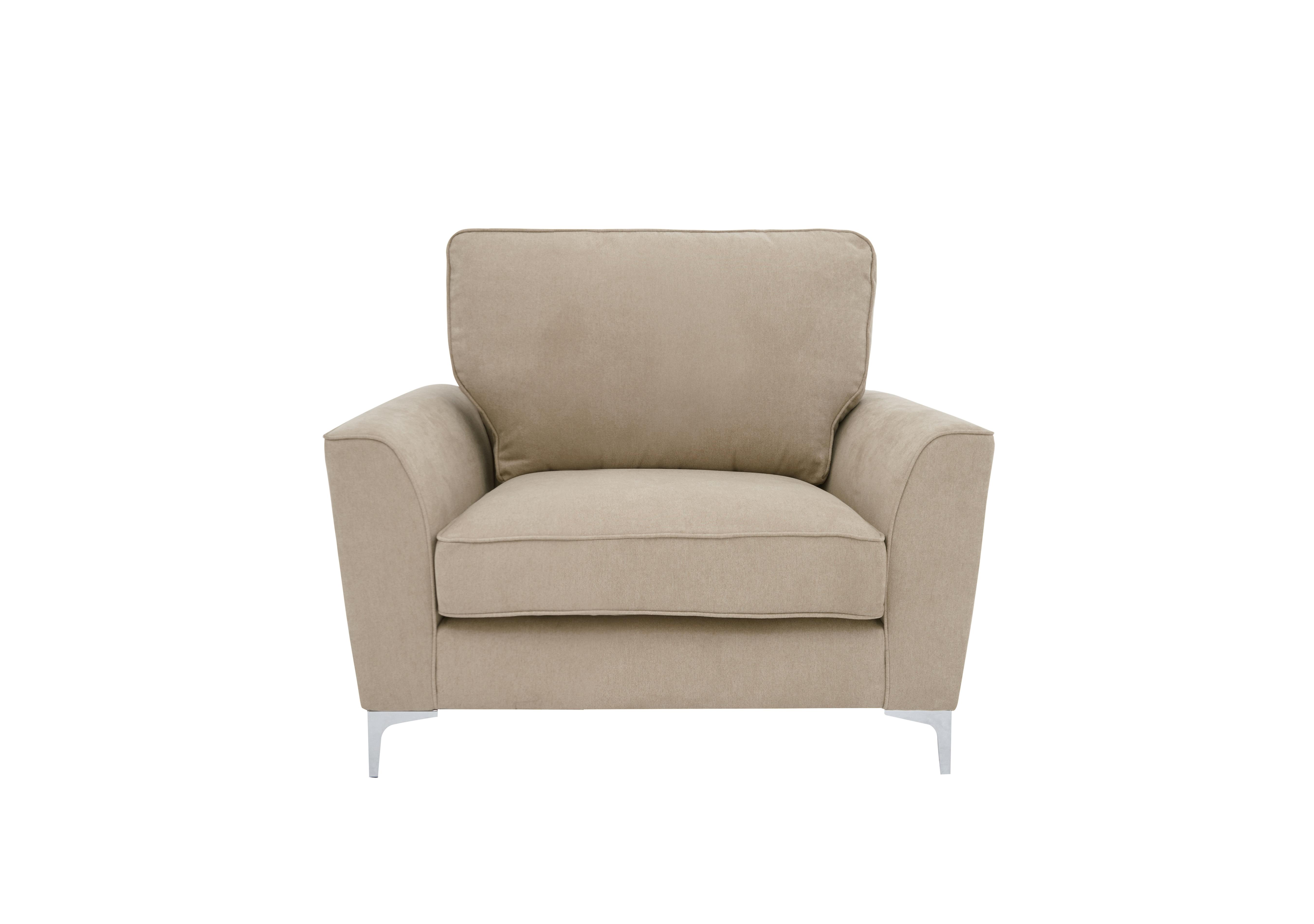 Legend Fabric Armchair in Kingston Beige on Furniture Village