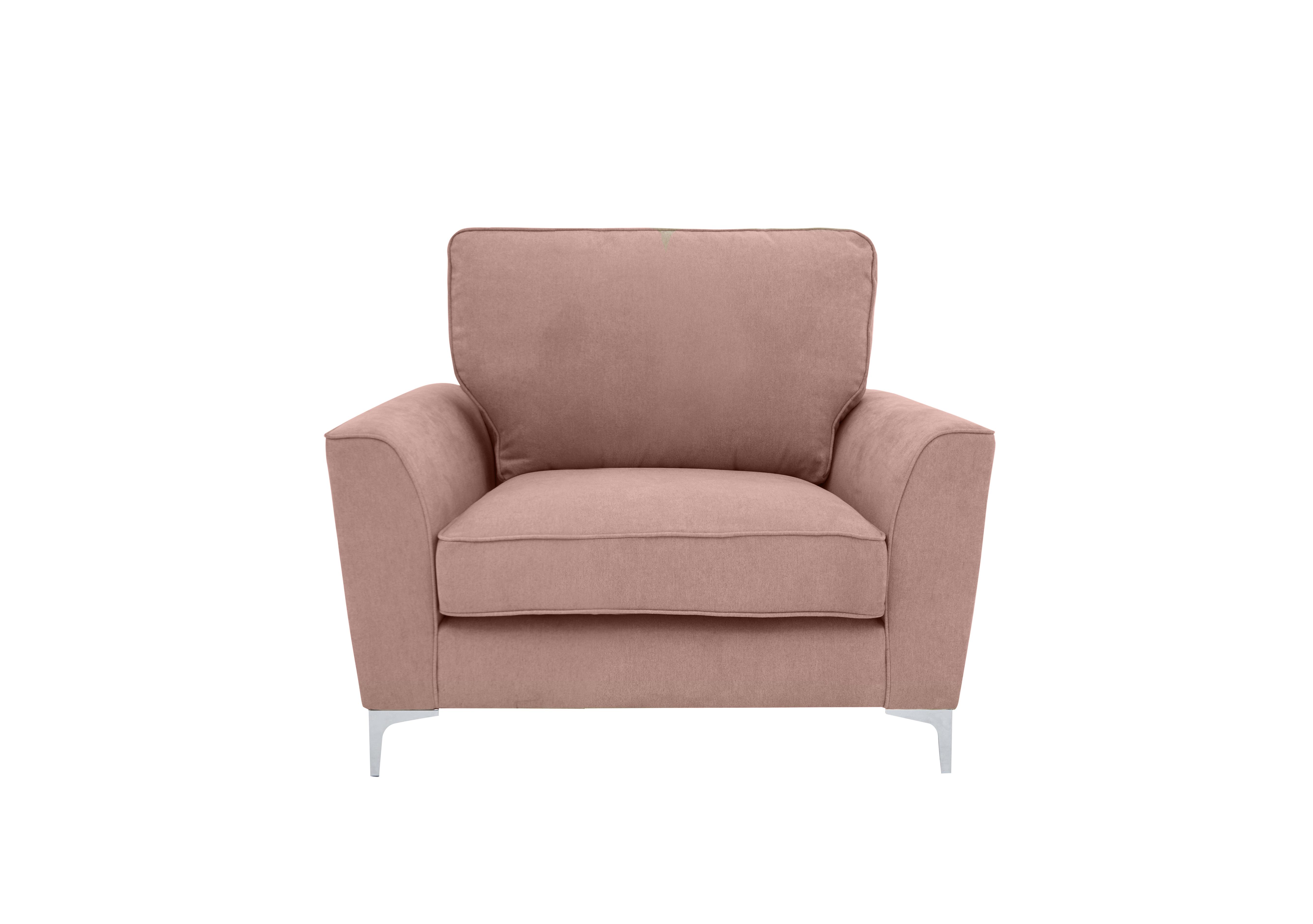 Legend Fabric Armchair in Kingston Blush on Furniture Village