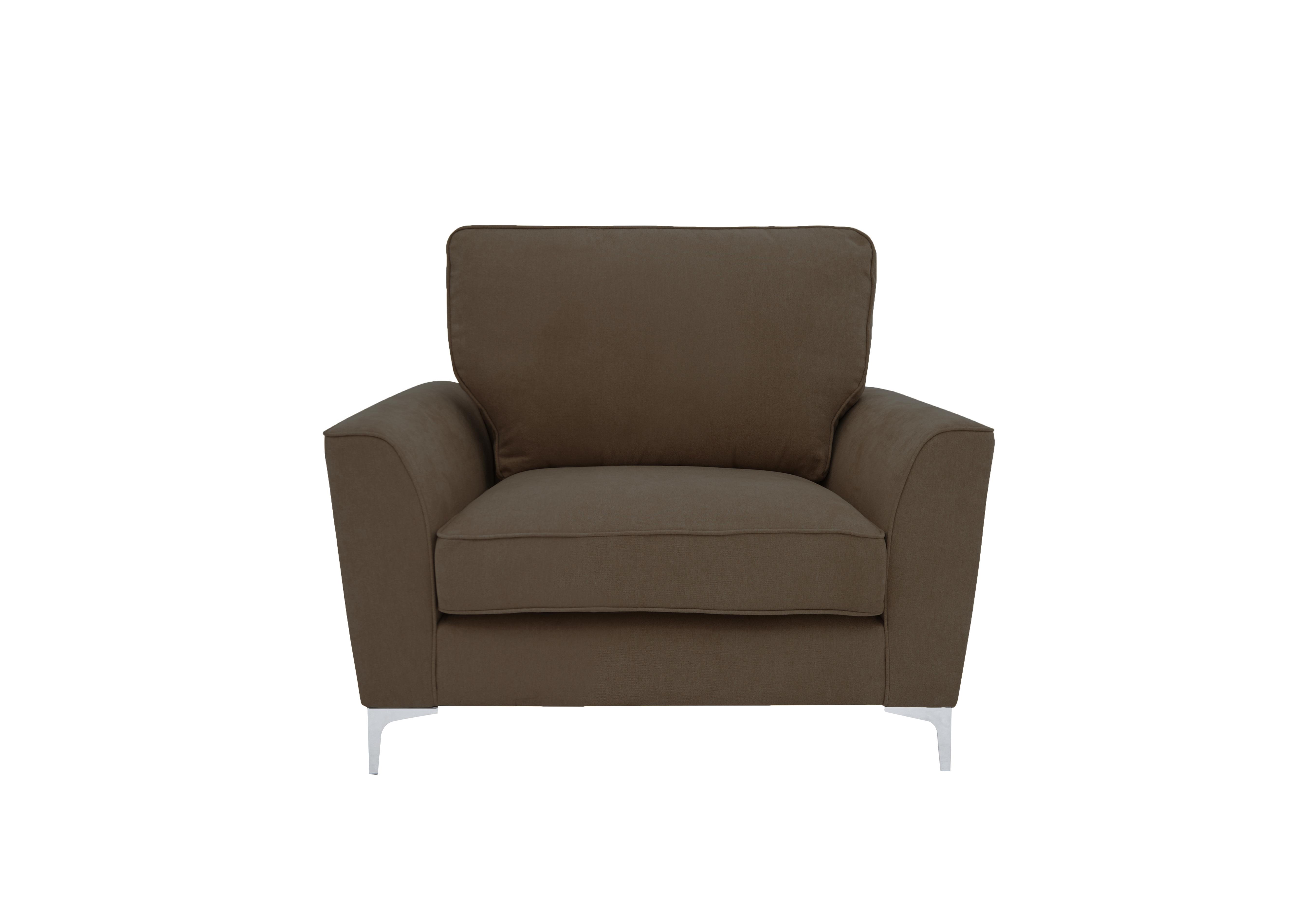 Legend Fabric Armchair in Kingston Nutmeg on Furniture Village