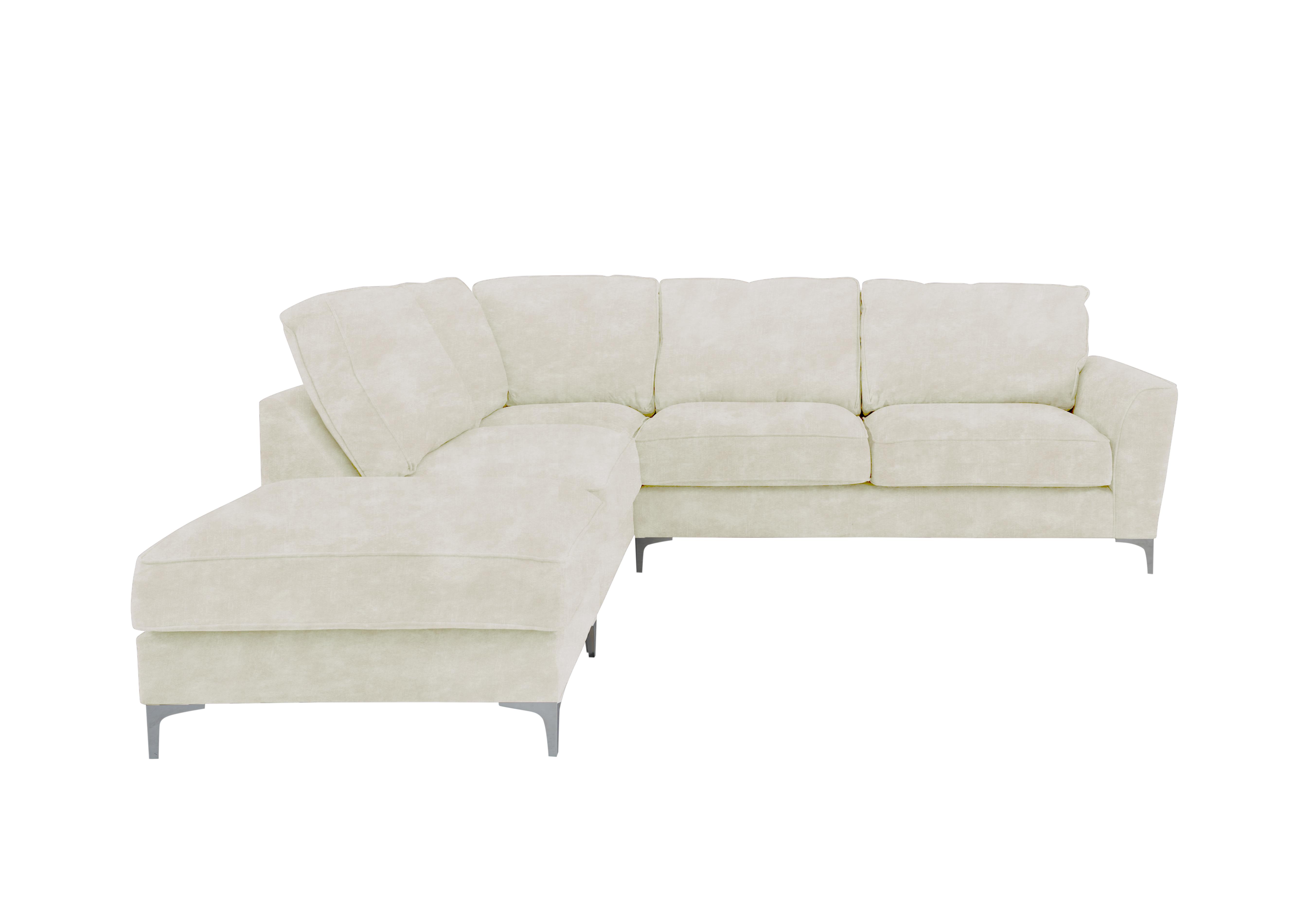 Legend Classic Back Fabric Corner Sofa in Sublime Pearl on Furniture Village