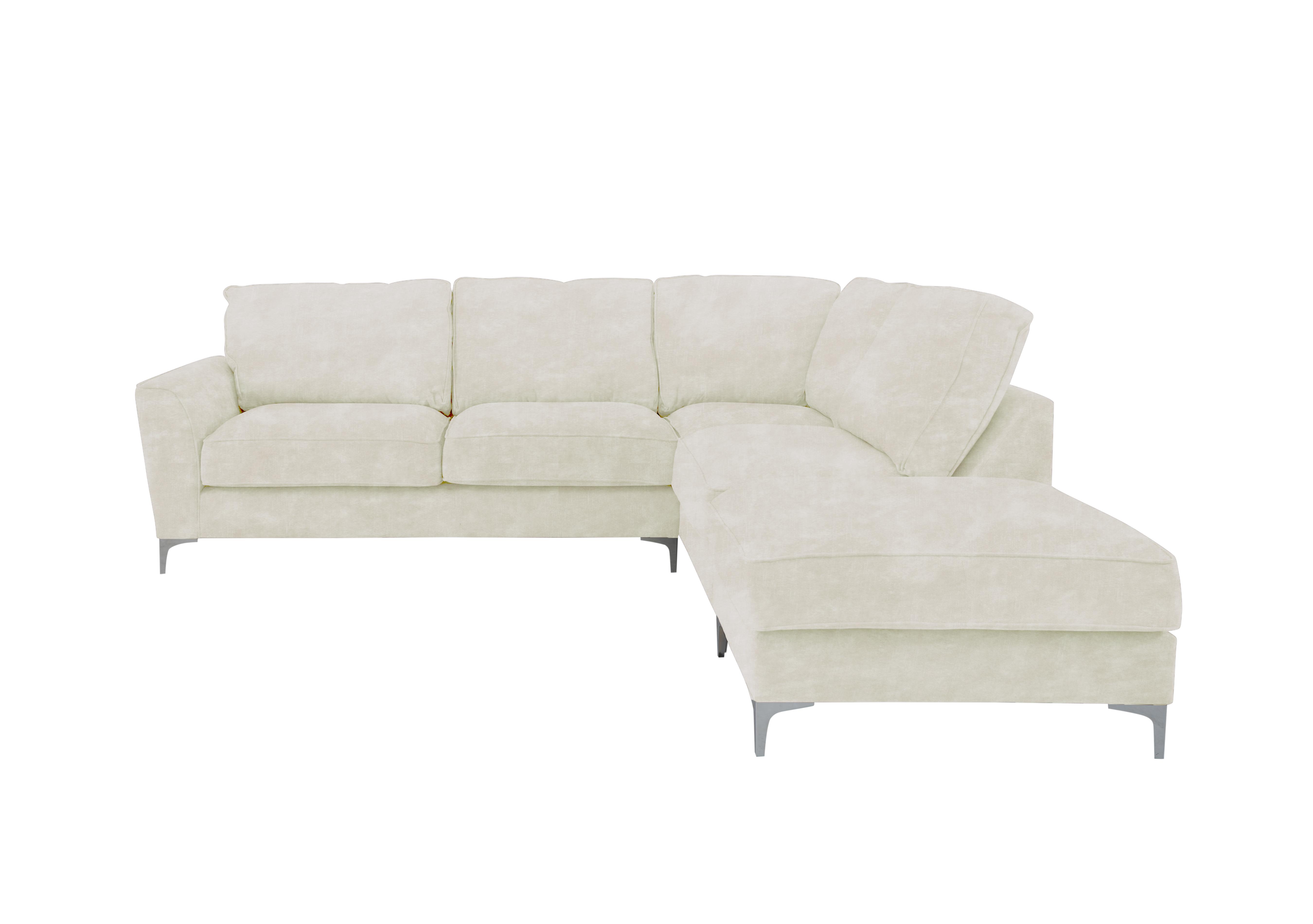 Legend Classic Back Fabric Corner Sofa in Sublime Pearl on Furniture Village