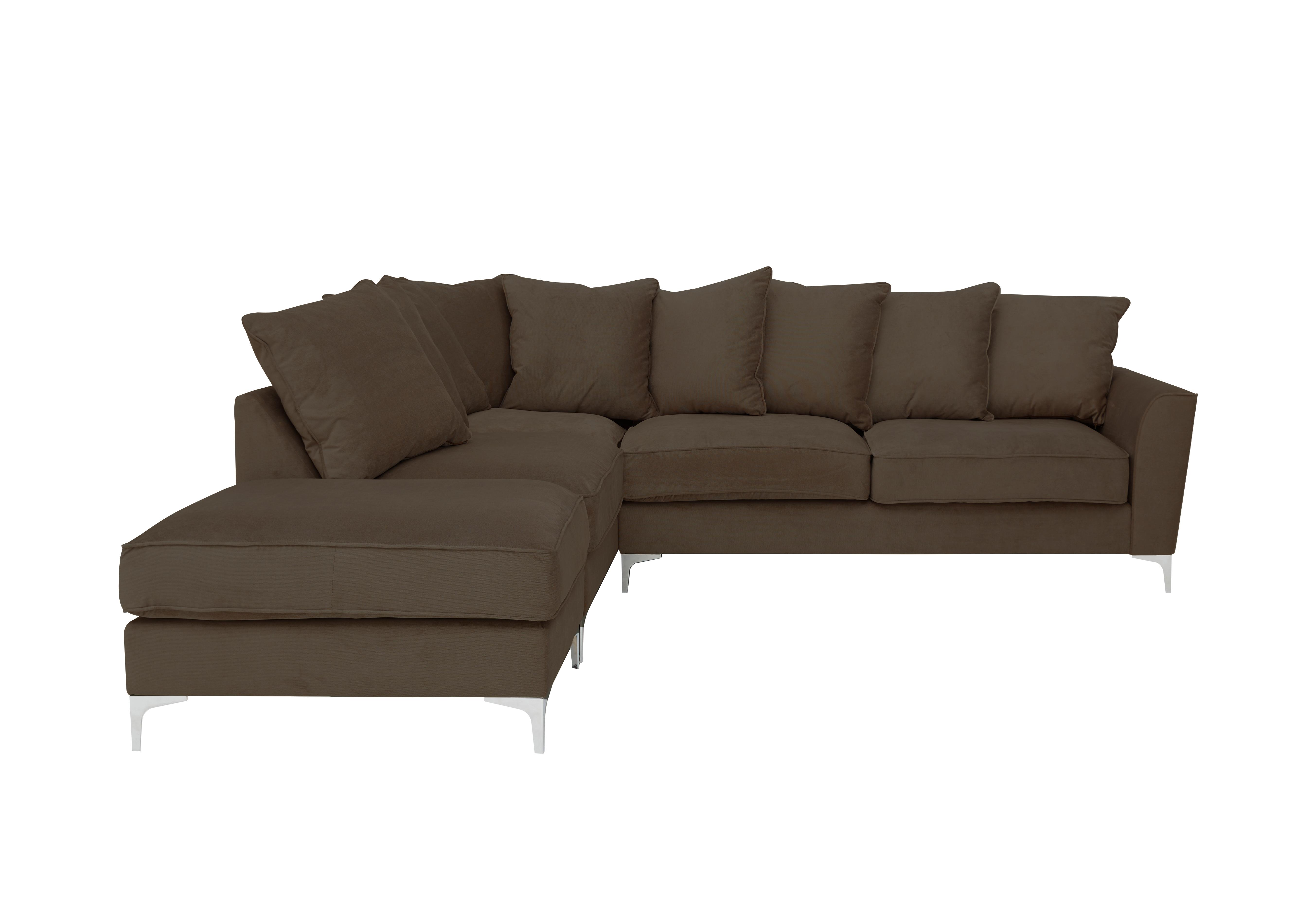 Legend Scatter Back Fabric Corner Sofa in Kingston Nutmeg on Furniture Village