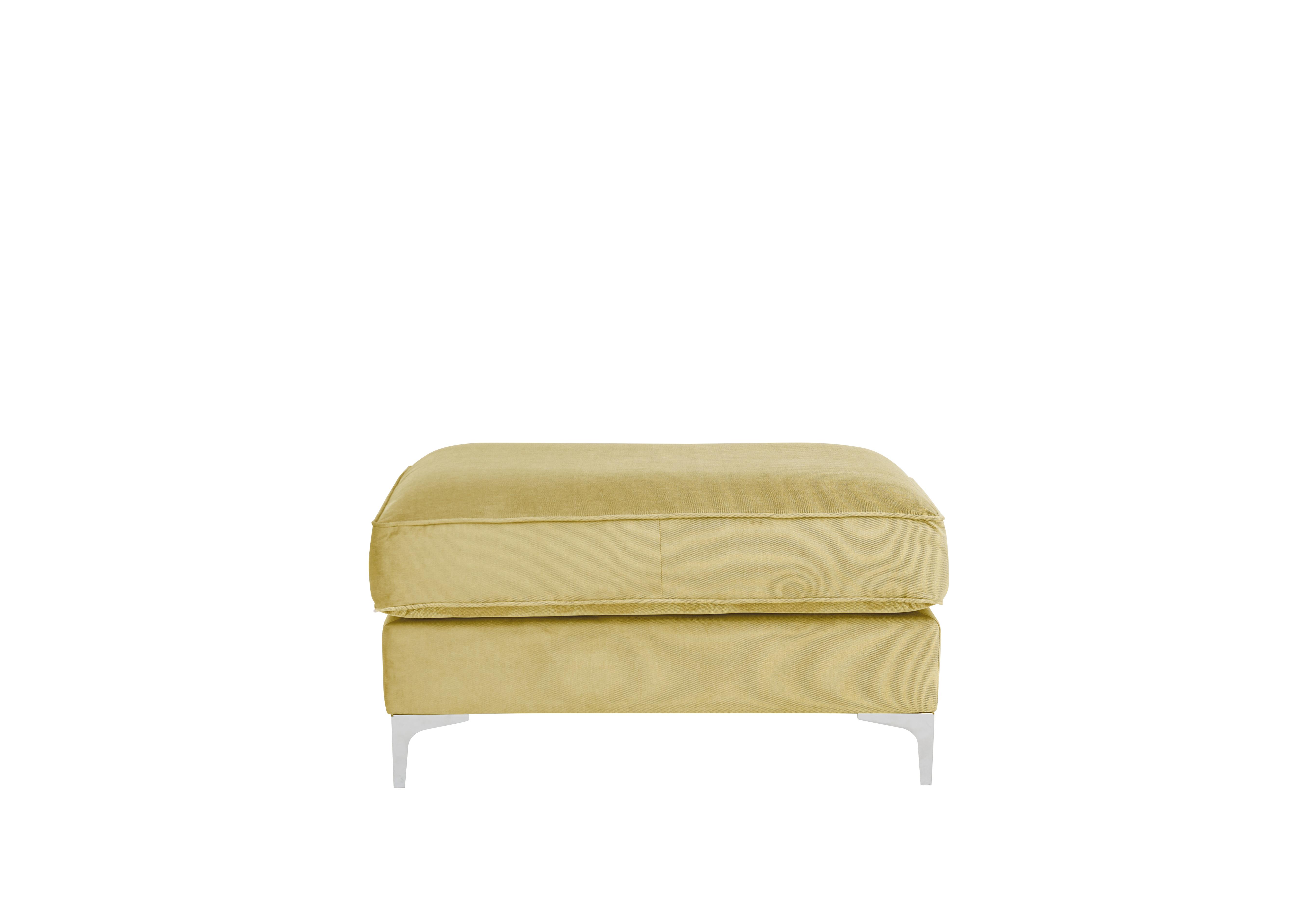 Legend Fabric Footstool in Cosmo Apple on Furniture Village