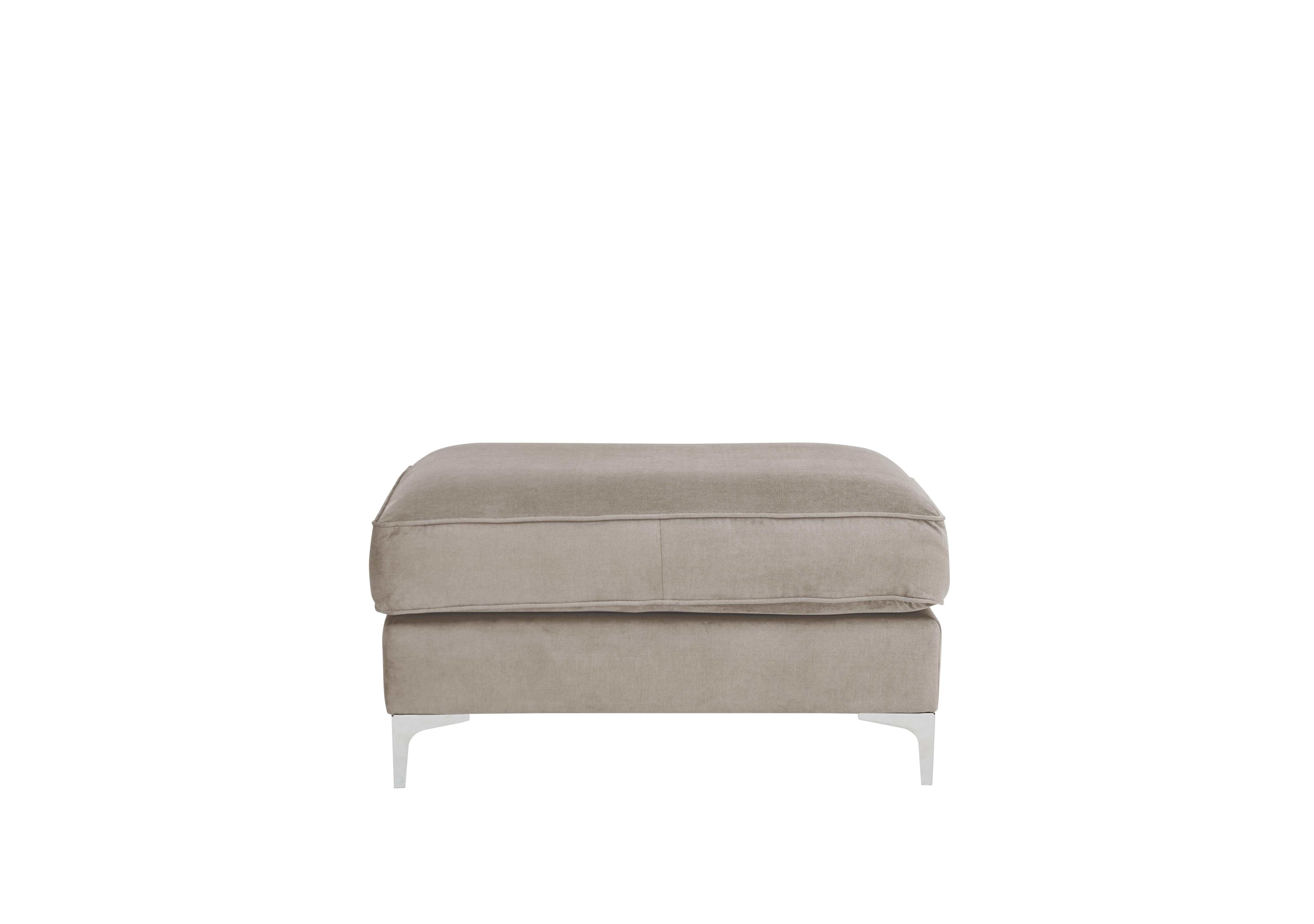 Legend Fabric Footstool in Cosmo Mist on Furniture Village