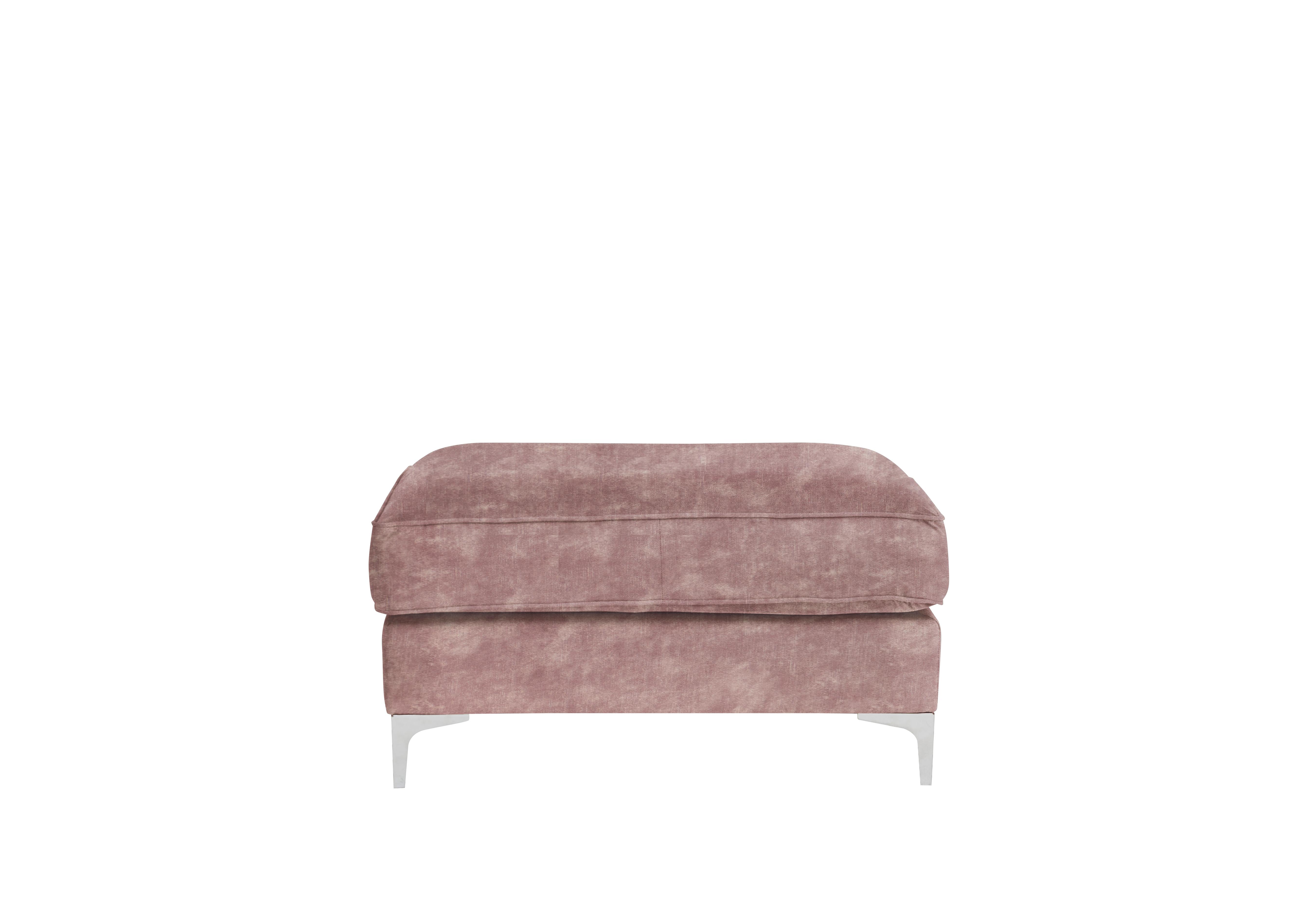 Legend Fabric Footstool in Sublime Dusk on Furniture Village