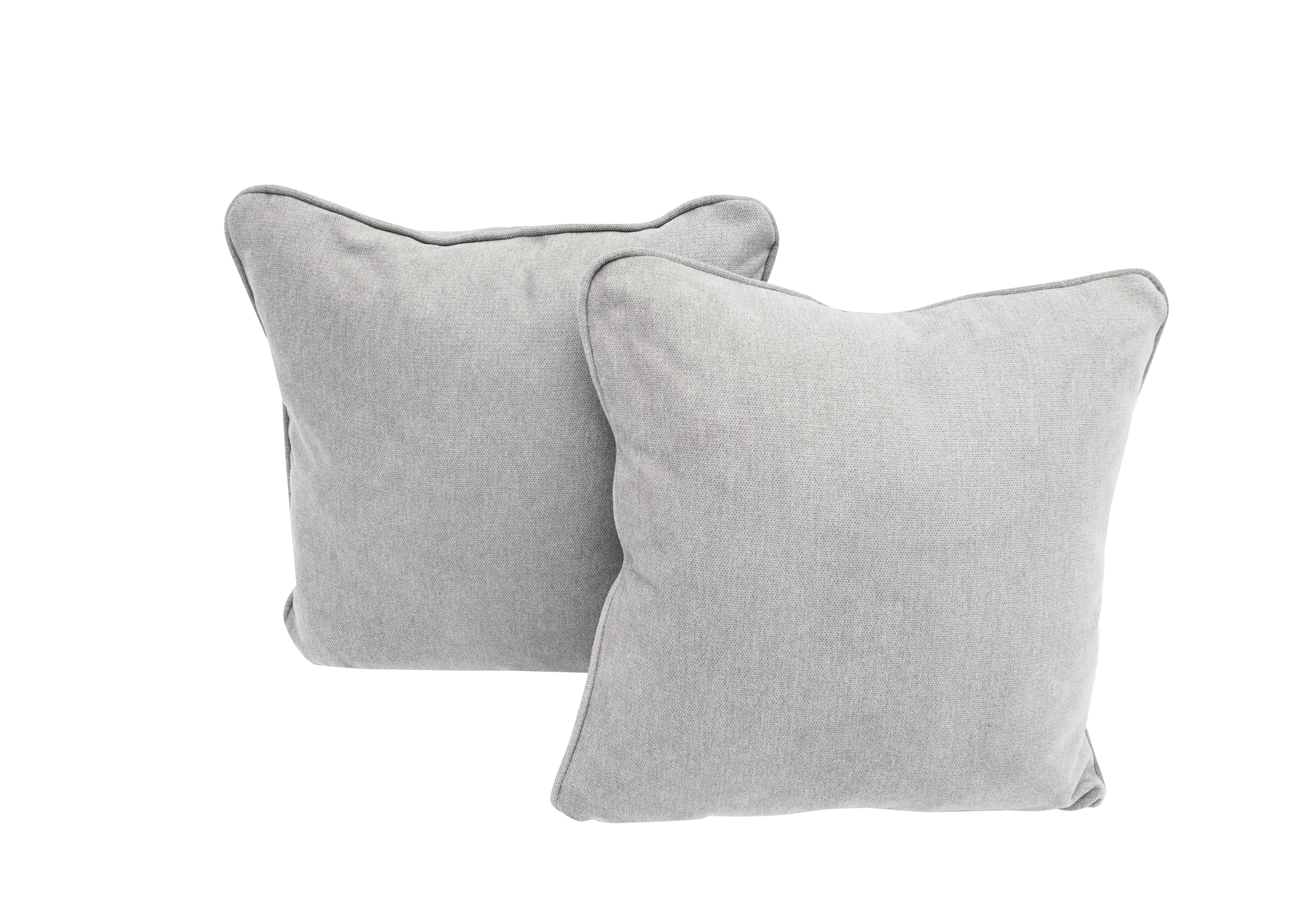 Legend Pair of Scatter Cushions in Kingston Silver on Furniture Village