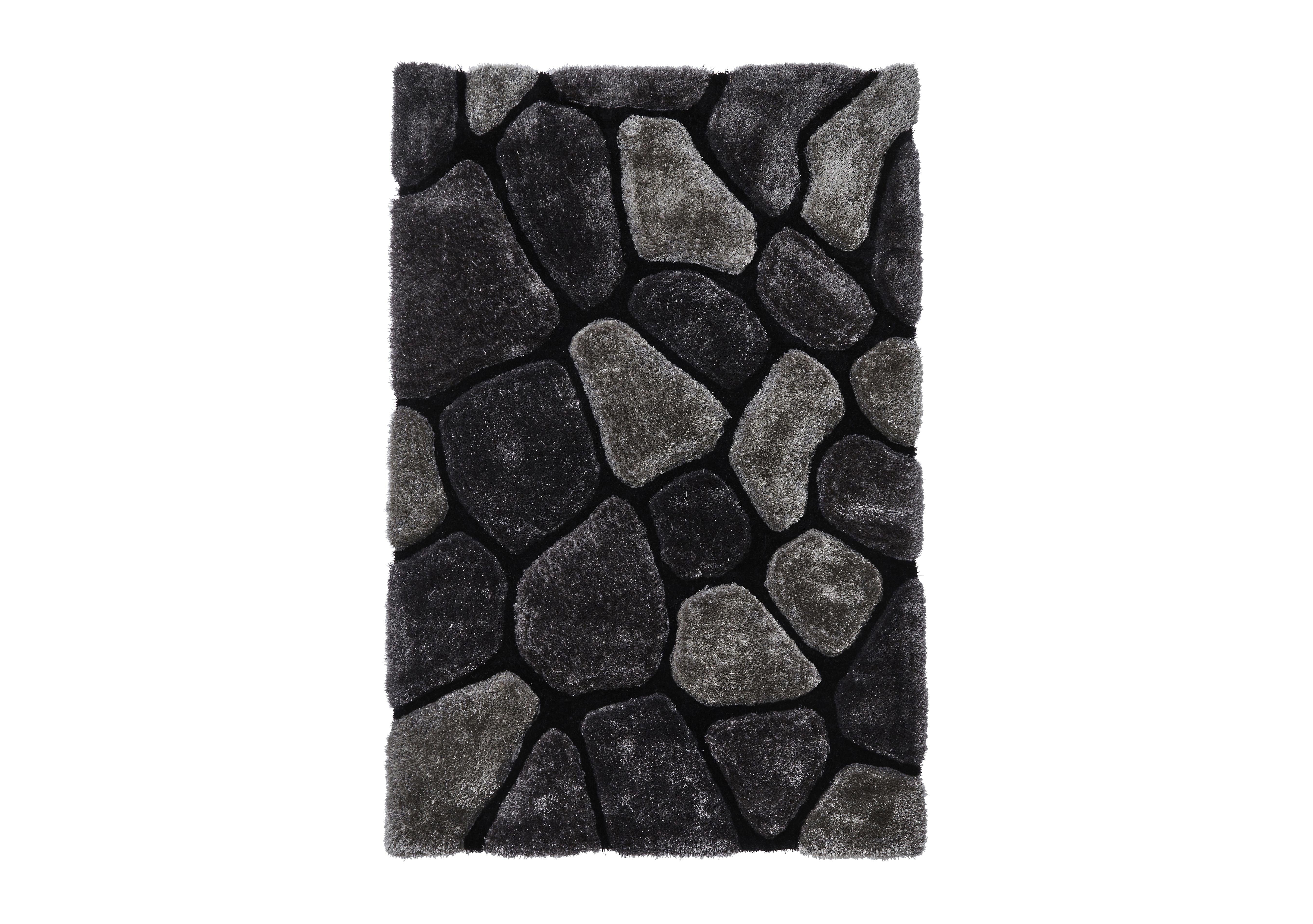 Noble House 2 Rug in Black / Grey on Furniture Village