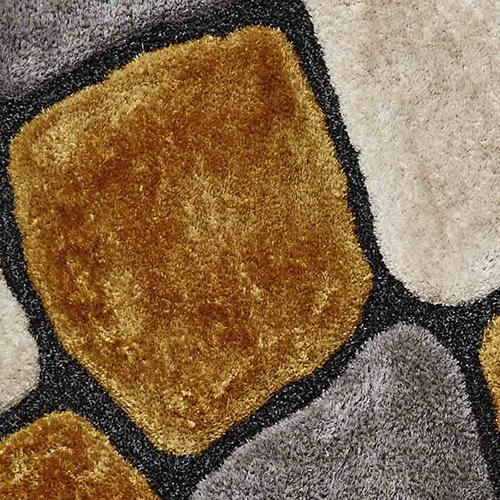 Noble House 2 Rug in Grey / Yellow on Furniture Village