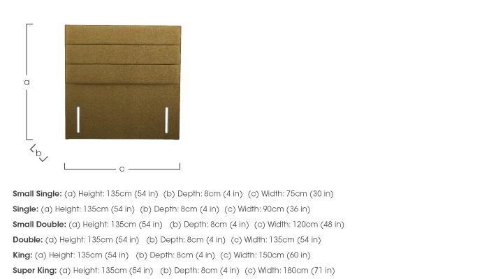 Rowling Floor Standing Headboard in  on Furniture Village