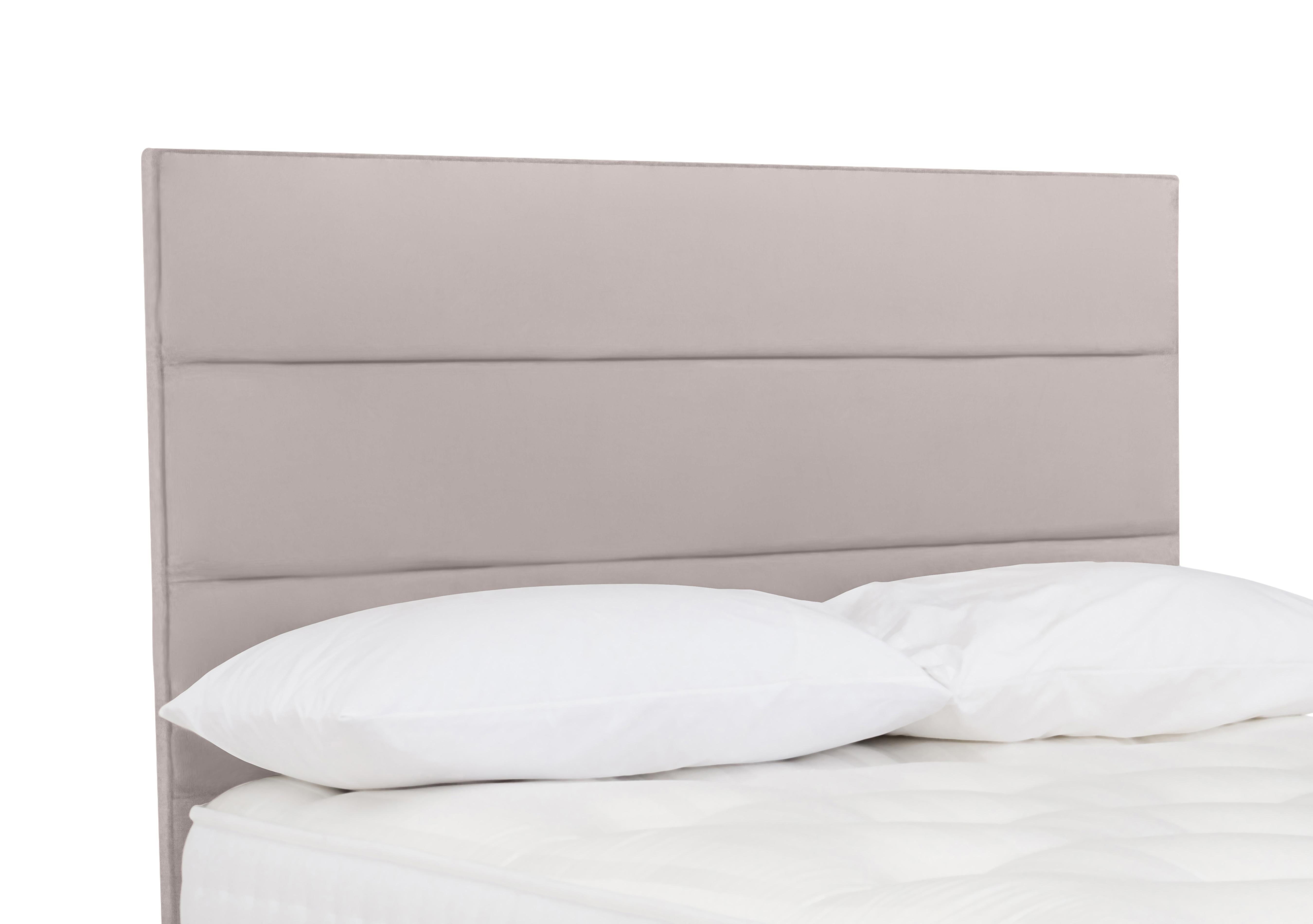 Rowling Floor Standing Headboard in Plush Argent on Furniture Village