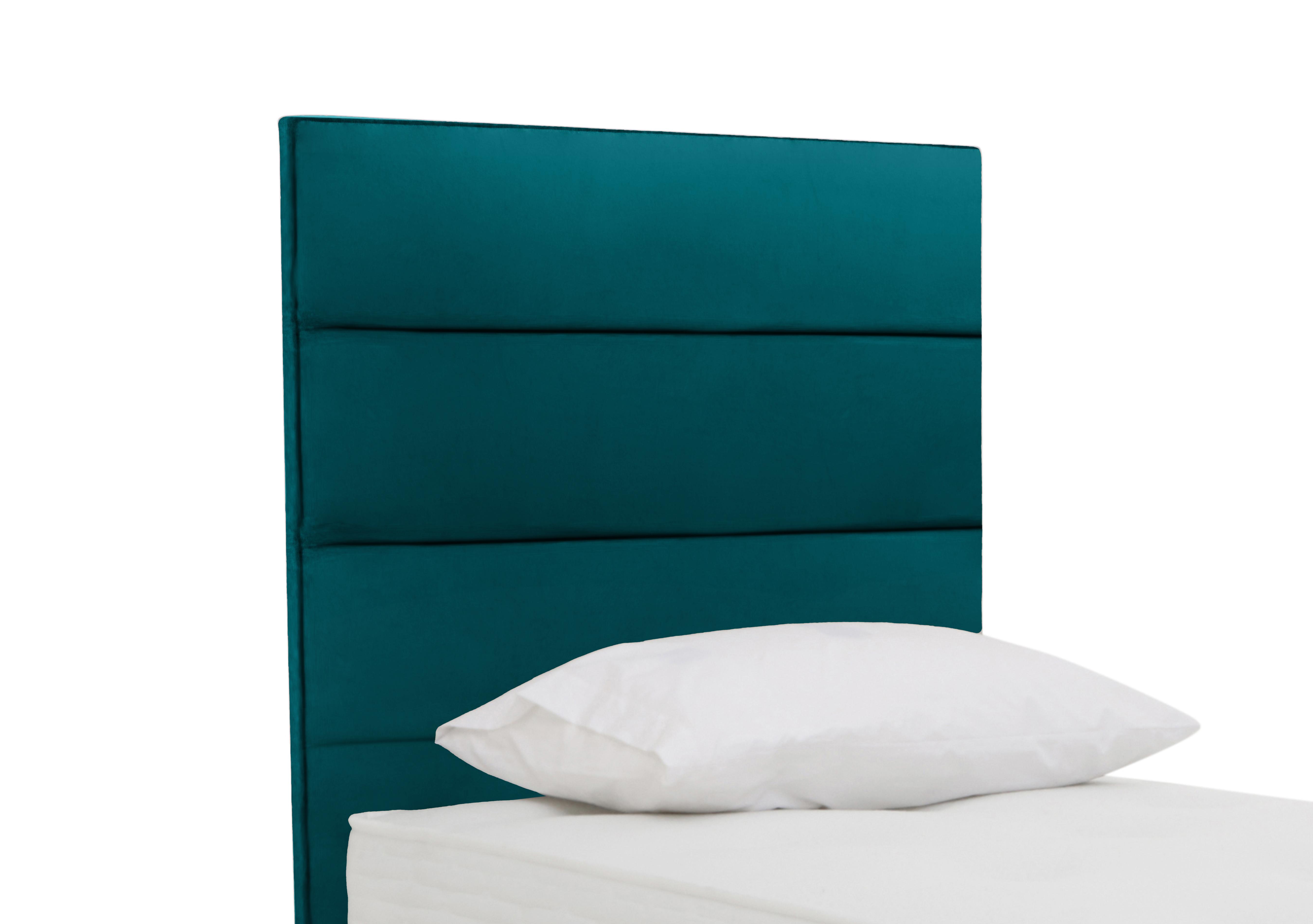 Rowling Floor Standing Headboard in Plush Atlantic on Furniture Village