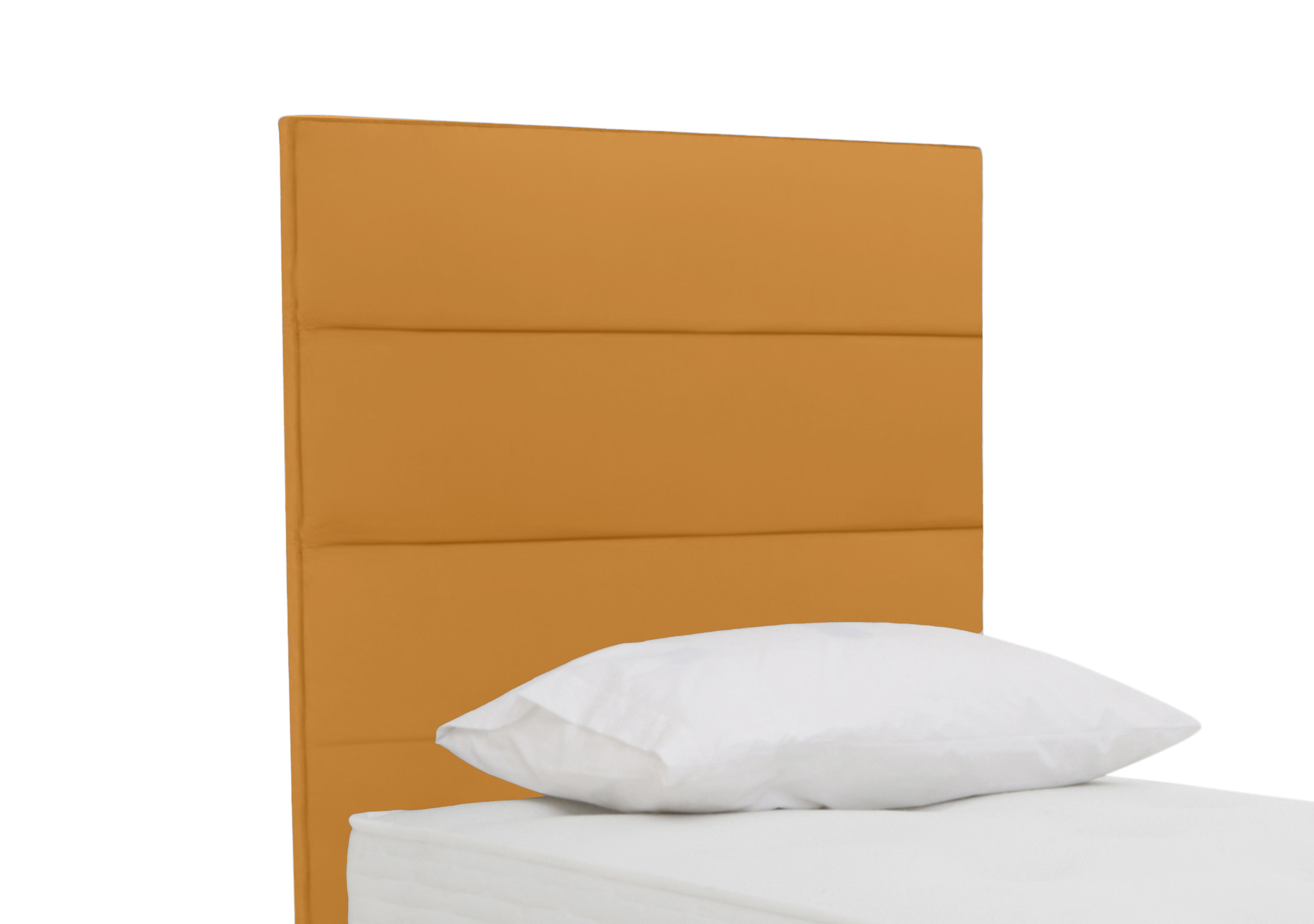 Rowling Floor Standing Headboard in Plush Corn on Furniture Village