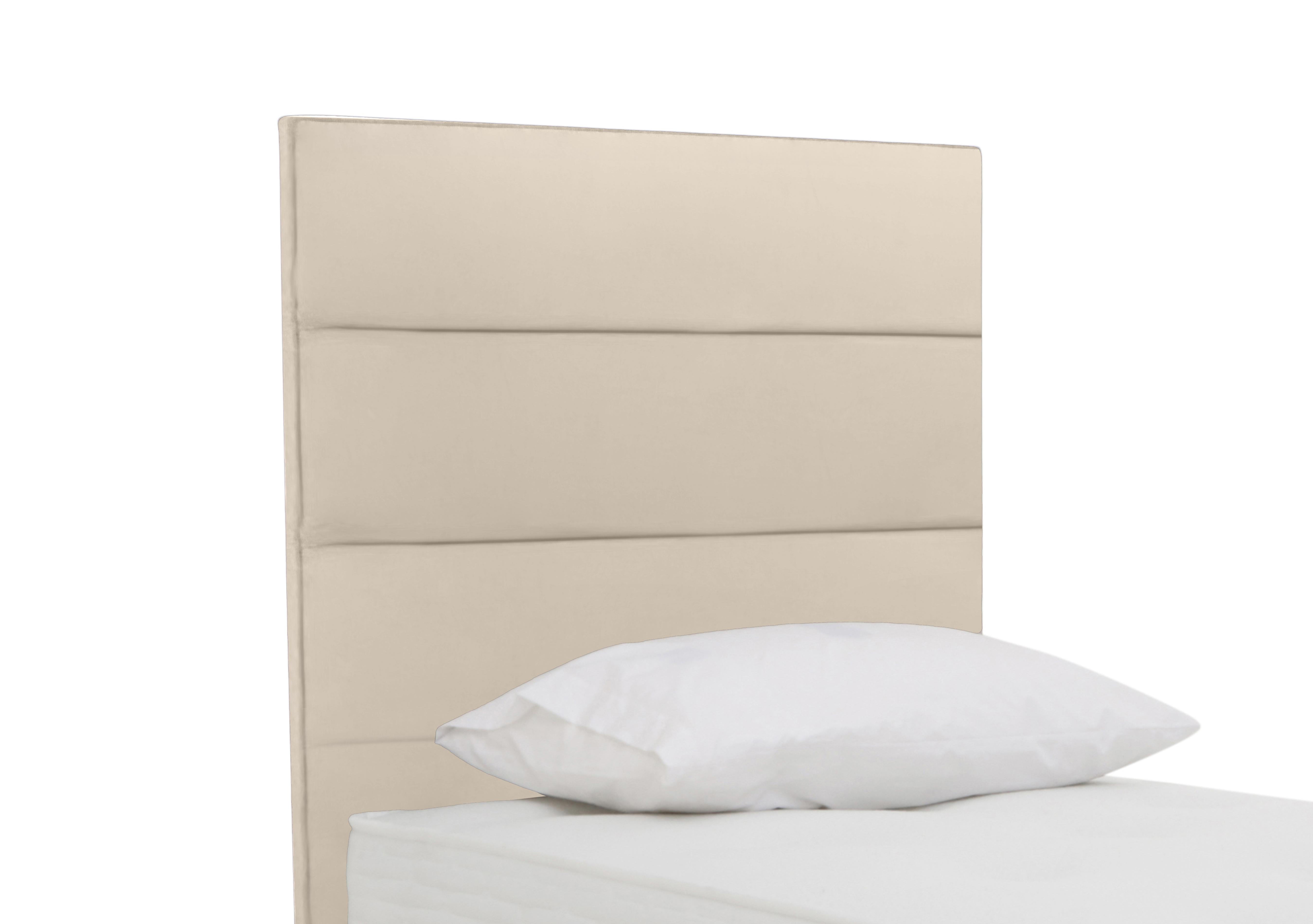 Rowling Floor Standing Headboard in Plush Ecru on Furniture Village